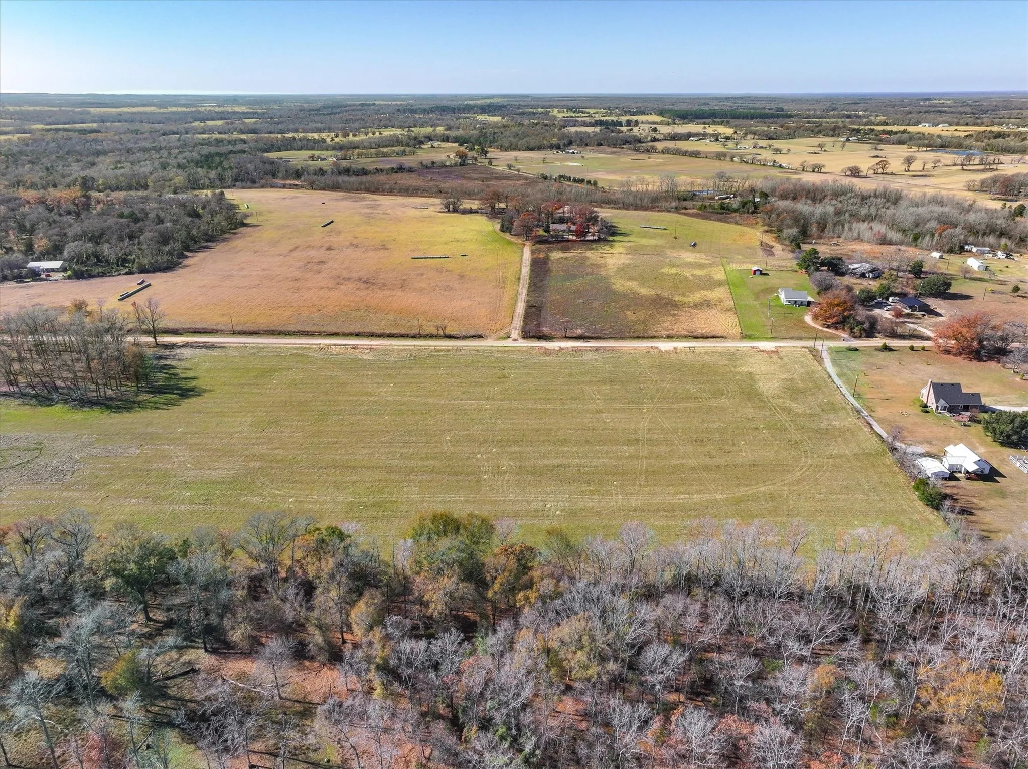 Aerial view featuring a rural view