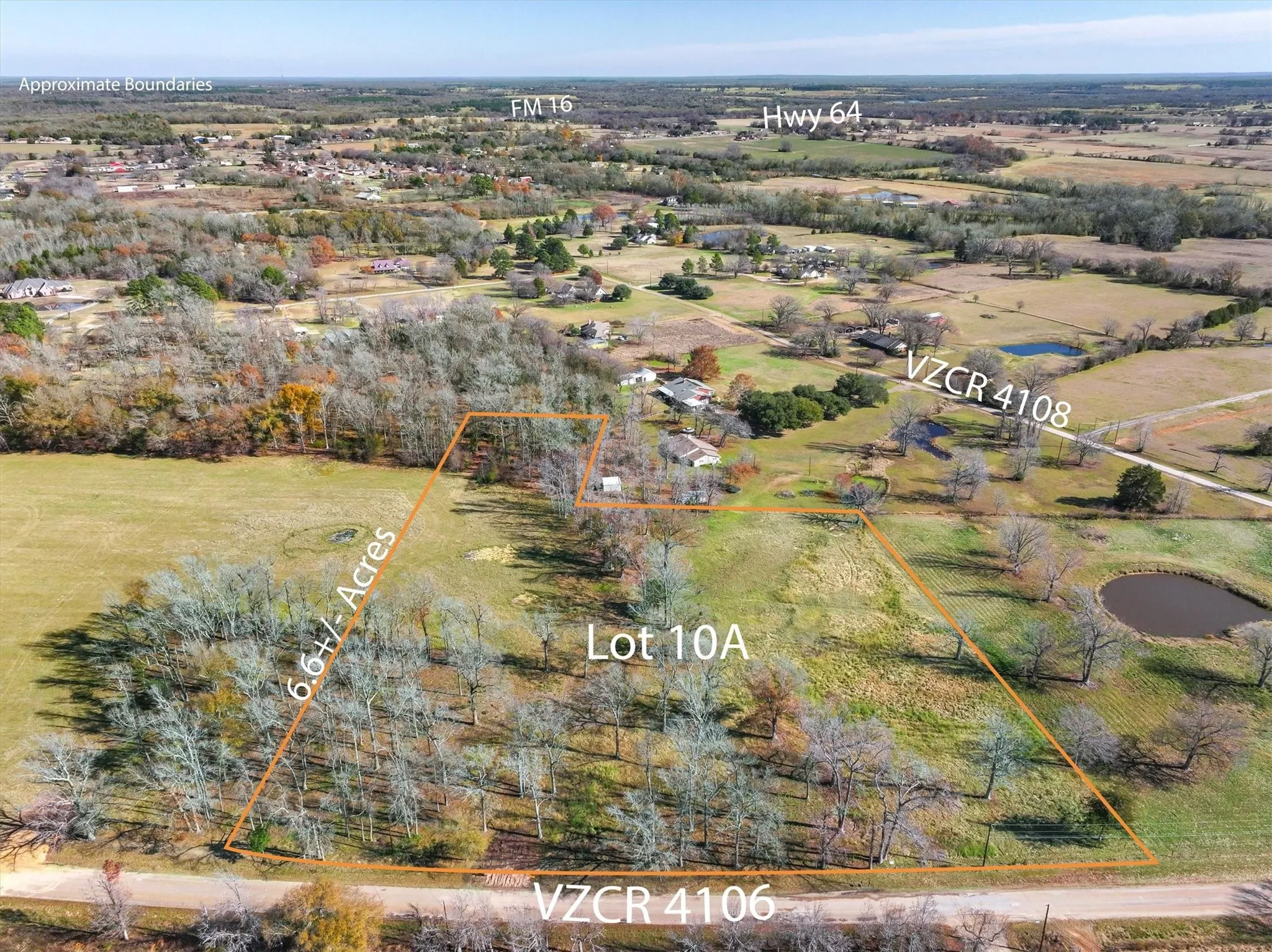 Aerial view featuring a rural view