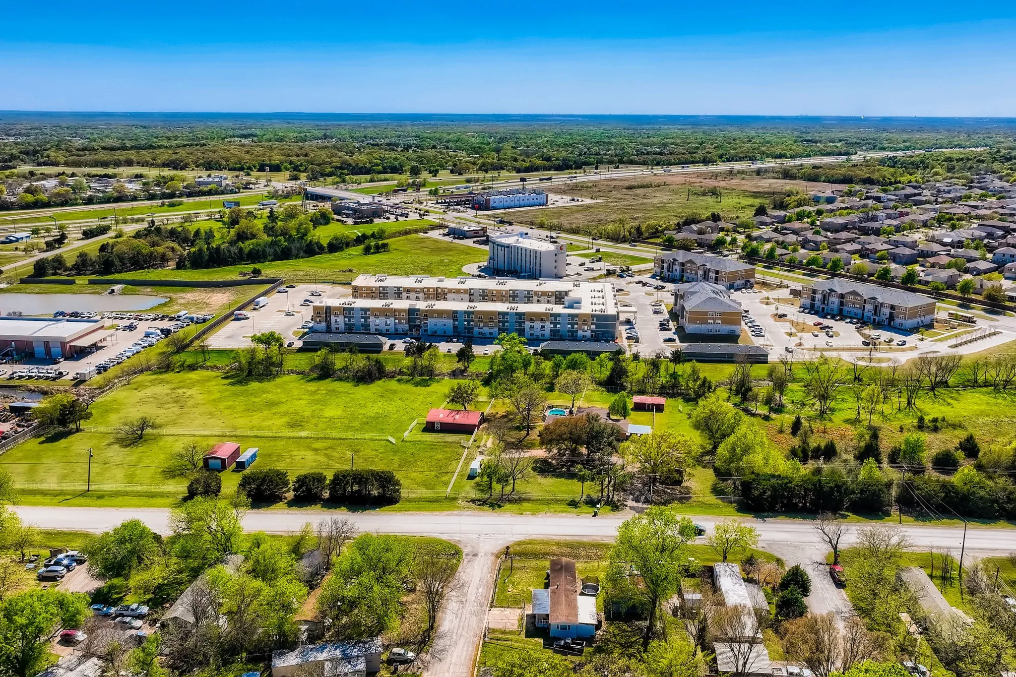 Drone / aerial view