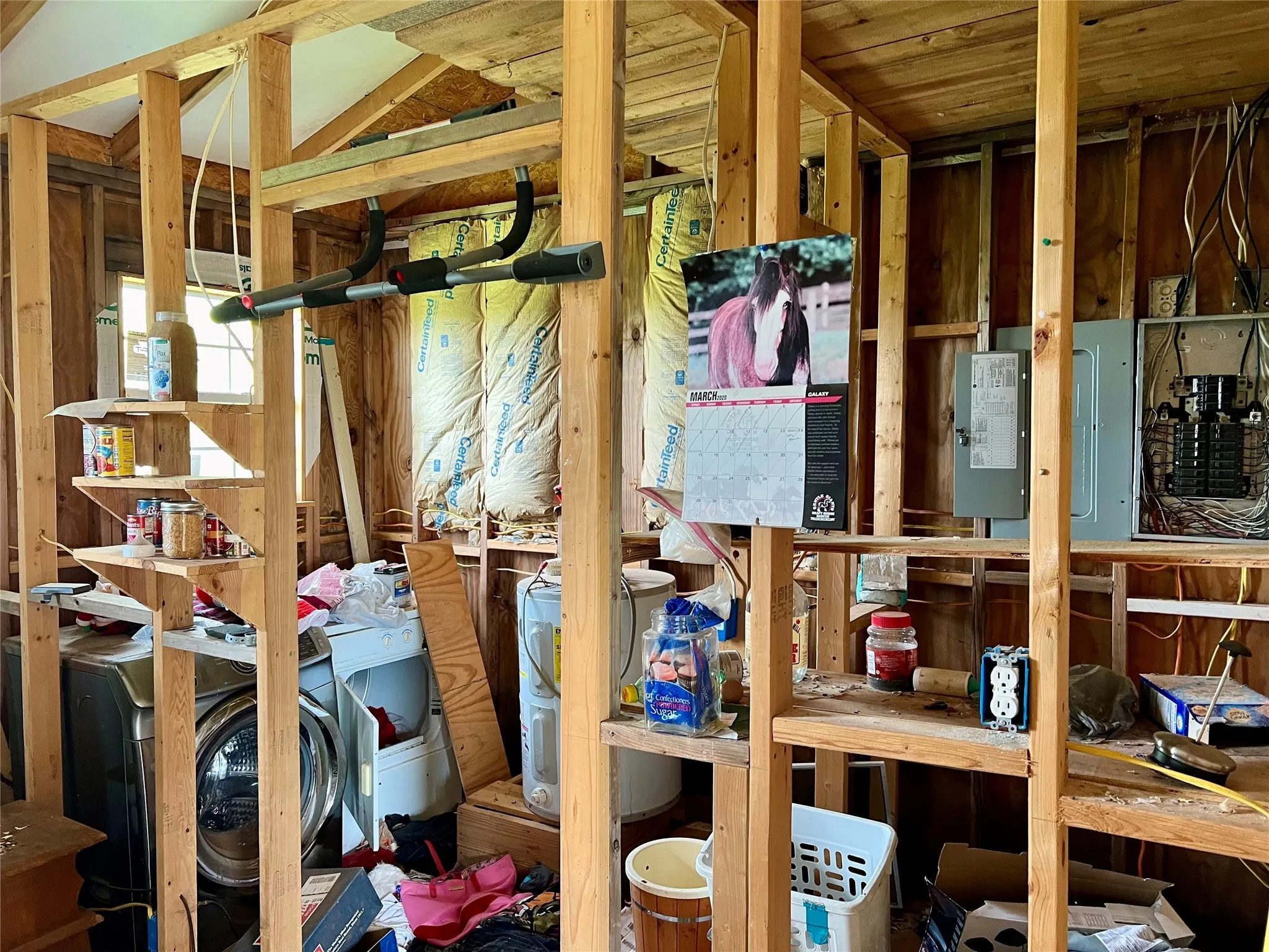 View of storage room
