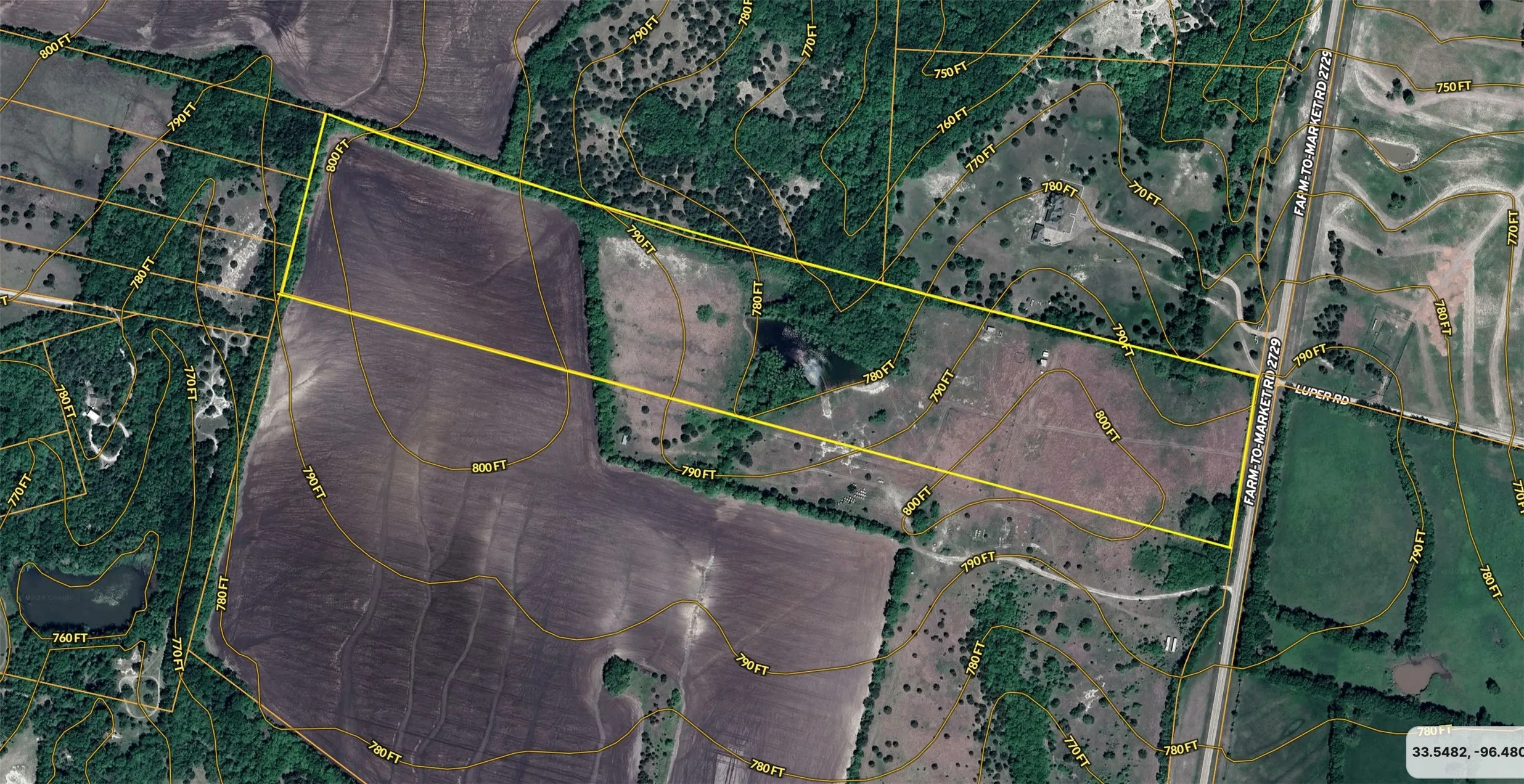 Map - Contour Lines