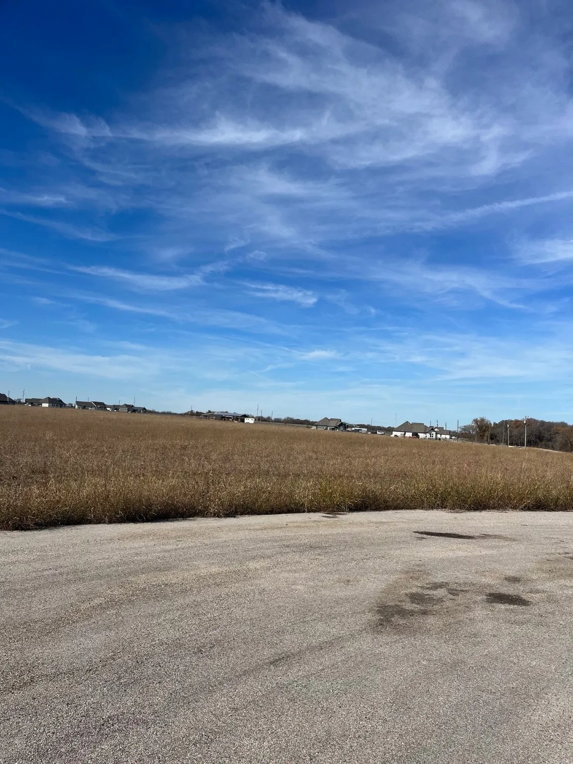View of yard with a rural view