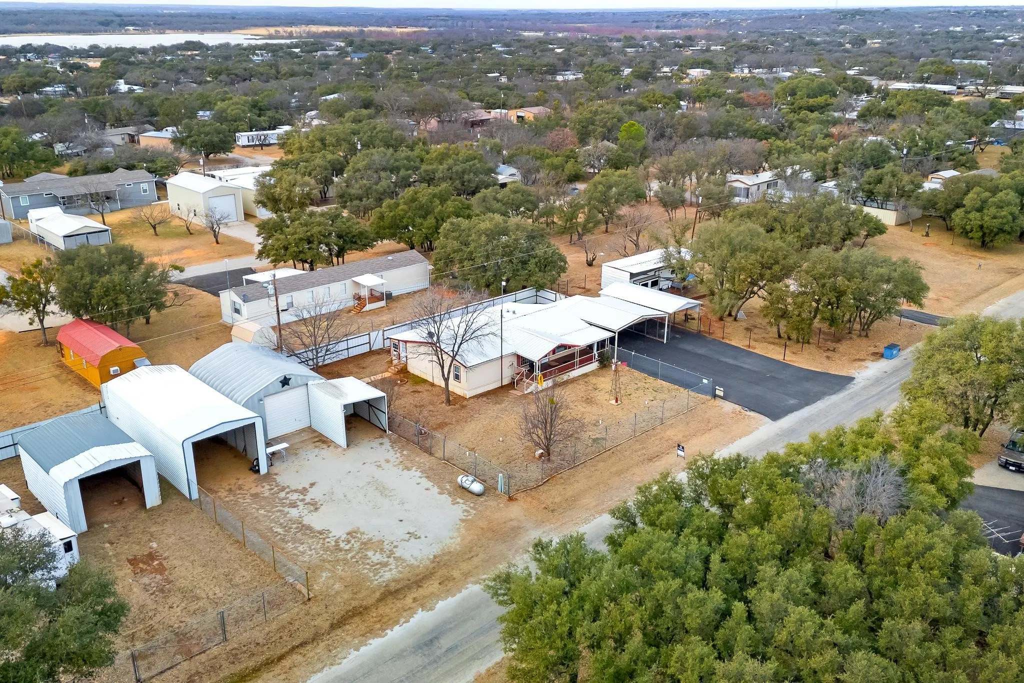 Manufactured Home For Sale in Brown County , 4394 Iroquois Drive, May, Texas 76857, 3 Bedroom, 2 Bathroom, 3 Garage spaces, 1,592 Sqft, built in 1996, Preowned, mls#20821352, Real Estate Agent in May, Homes For Sale in Brown county, Homes For Sale in May, Realtor in May Texas, Real Estate Brokerage Independent Realty Texas, Luminita Cordes Realtor