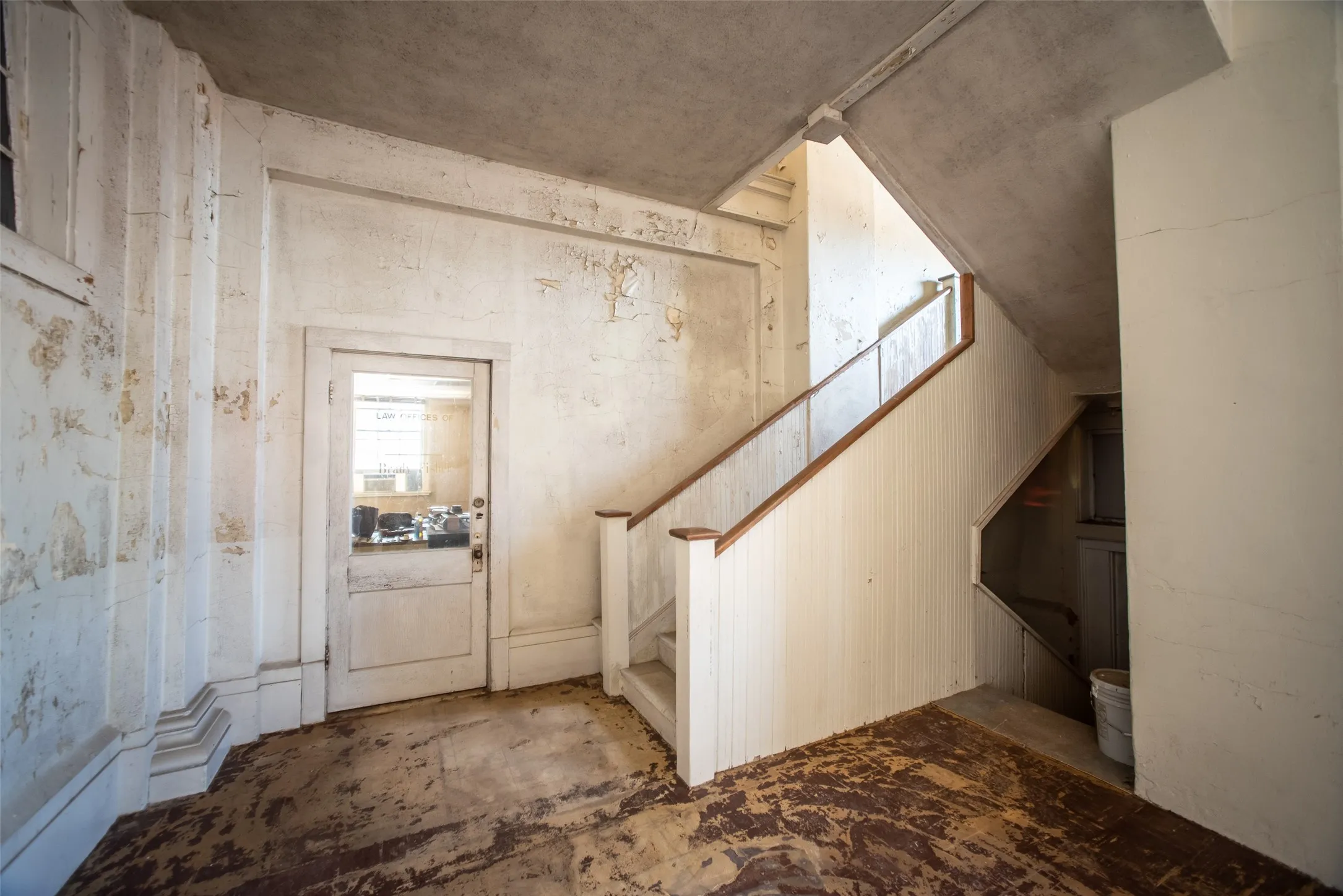 View of stairs