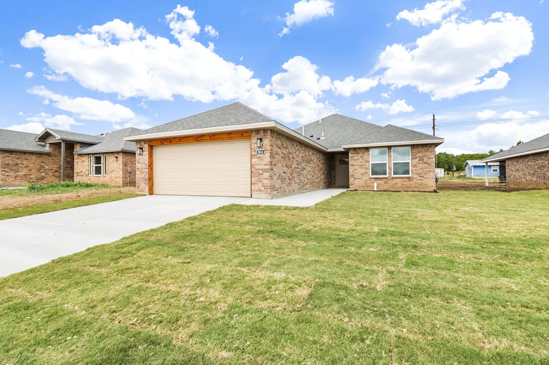 Single Family Residence For Sale in Coleman County , 804 Bella Boulevard, Coleman, Texas 76834, 3 Bedroom, 2 Bathroom, 2 Garage spaces, 1,575 Sqft, built in 2025, New Construction - Complete, mls#20818267, Real Estate Agent in Coleman, Homes For Sale in Coleman county, Homes For Sale in Coleman, Realtor in Coleman Texas, Real Estate Brokerage Independent Realty Texas, Luminita Cordes Realtor
