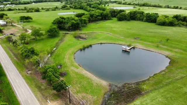 Aerial Shot of Lot 1 & Pond