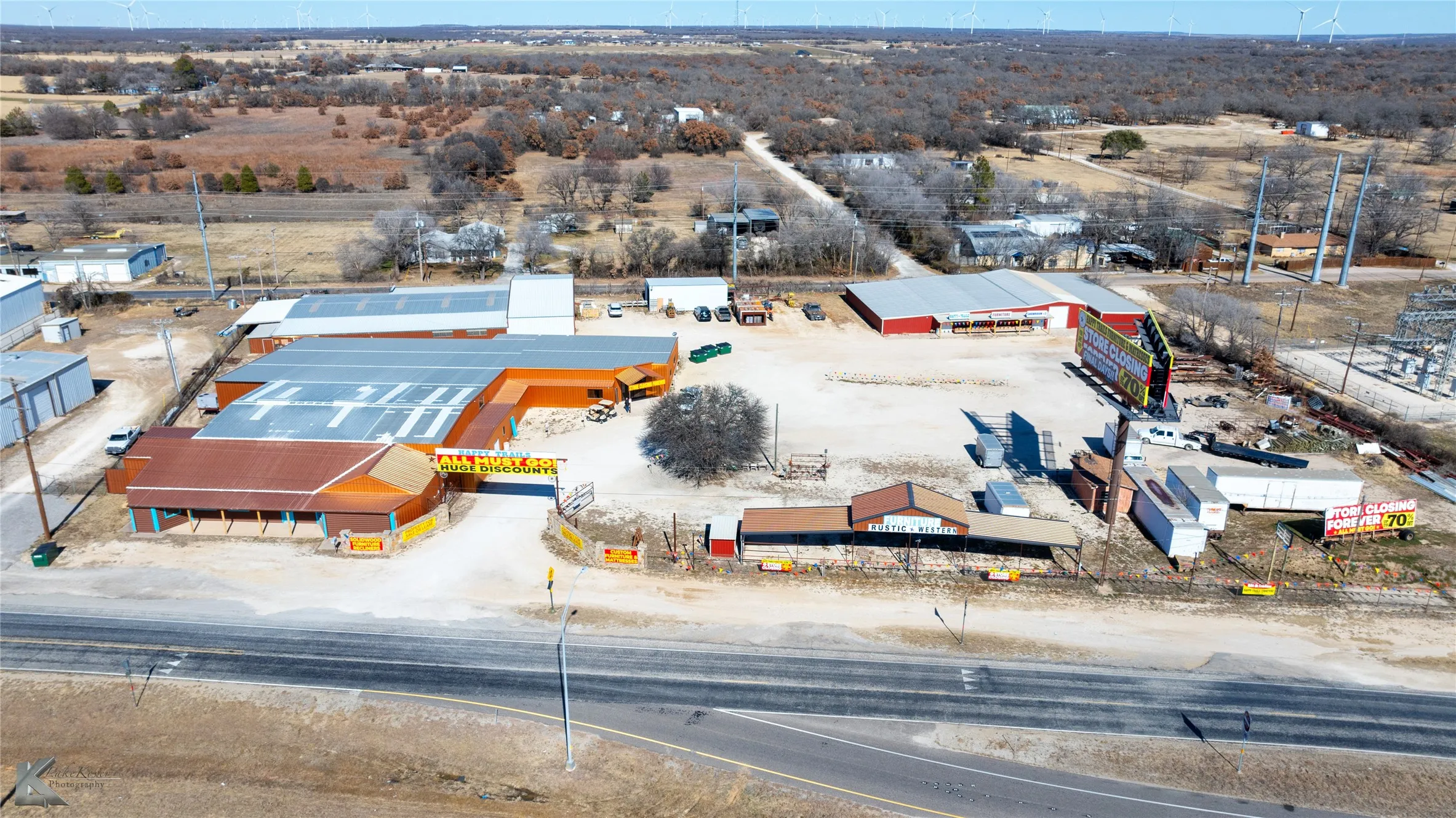 Drone / aerial view