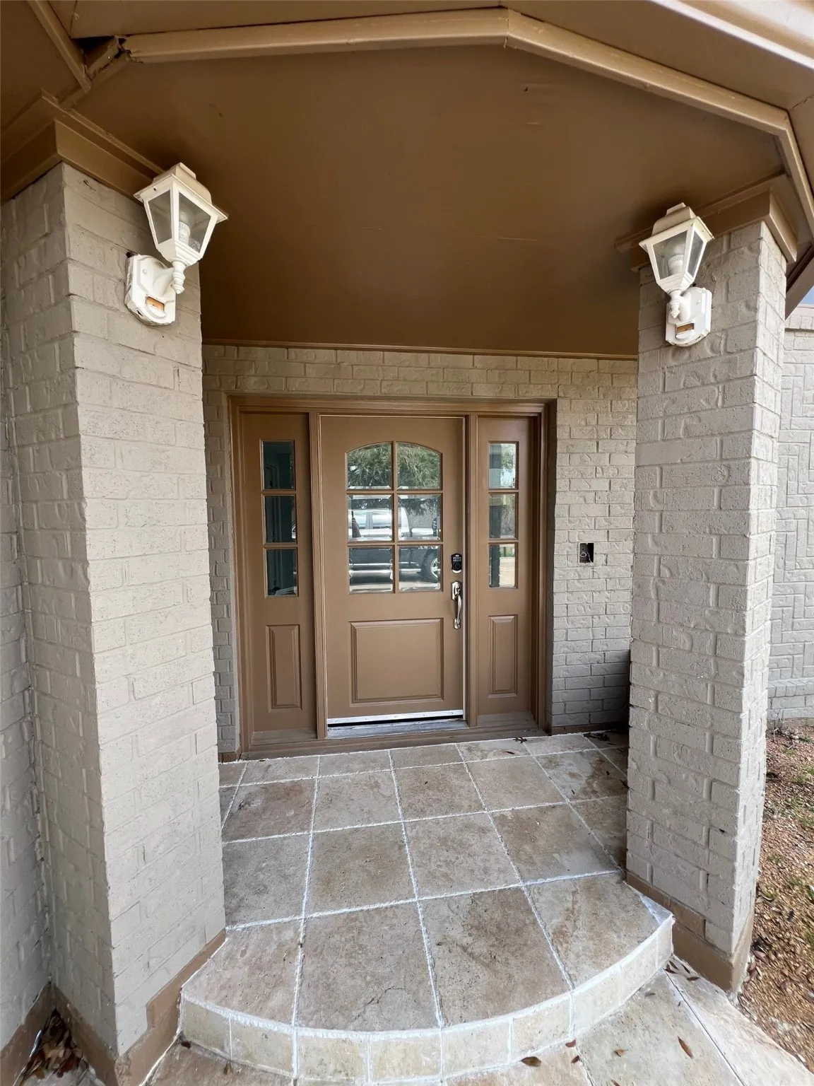 View of exterior entry