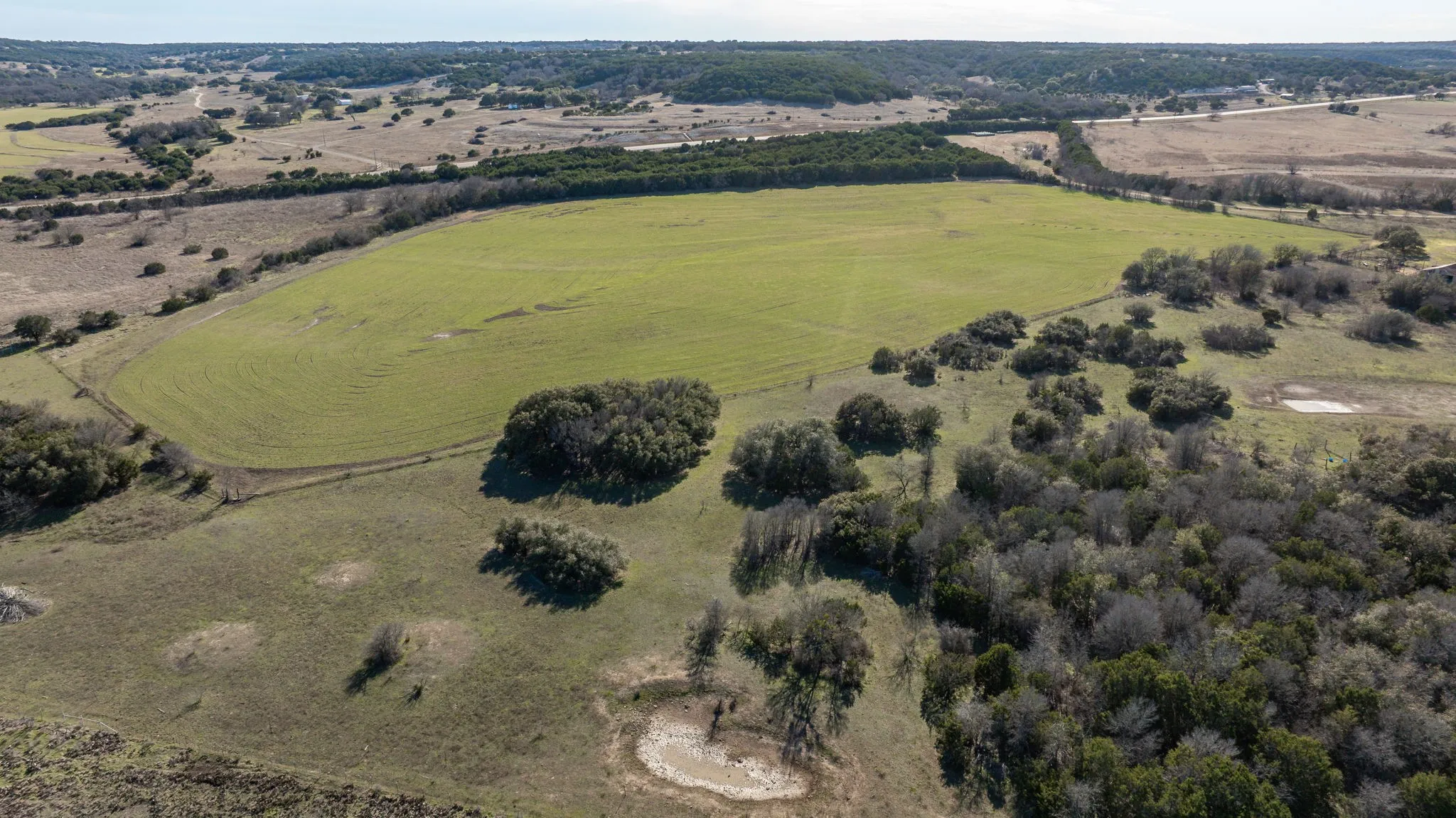 Drone / aerial view featuring a rural view