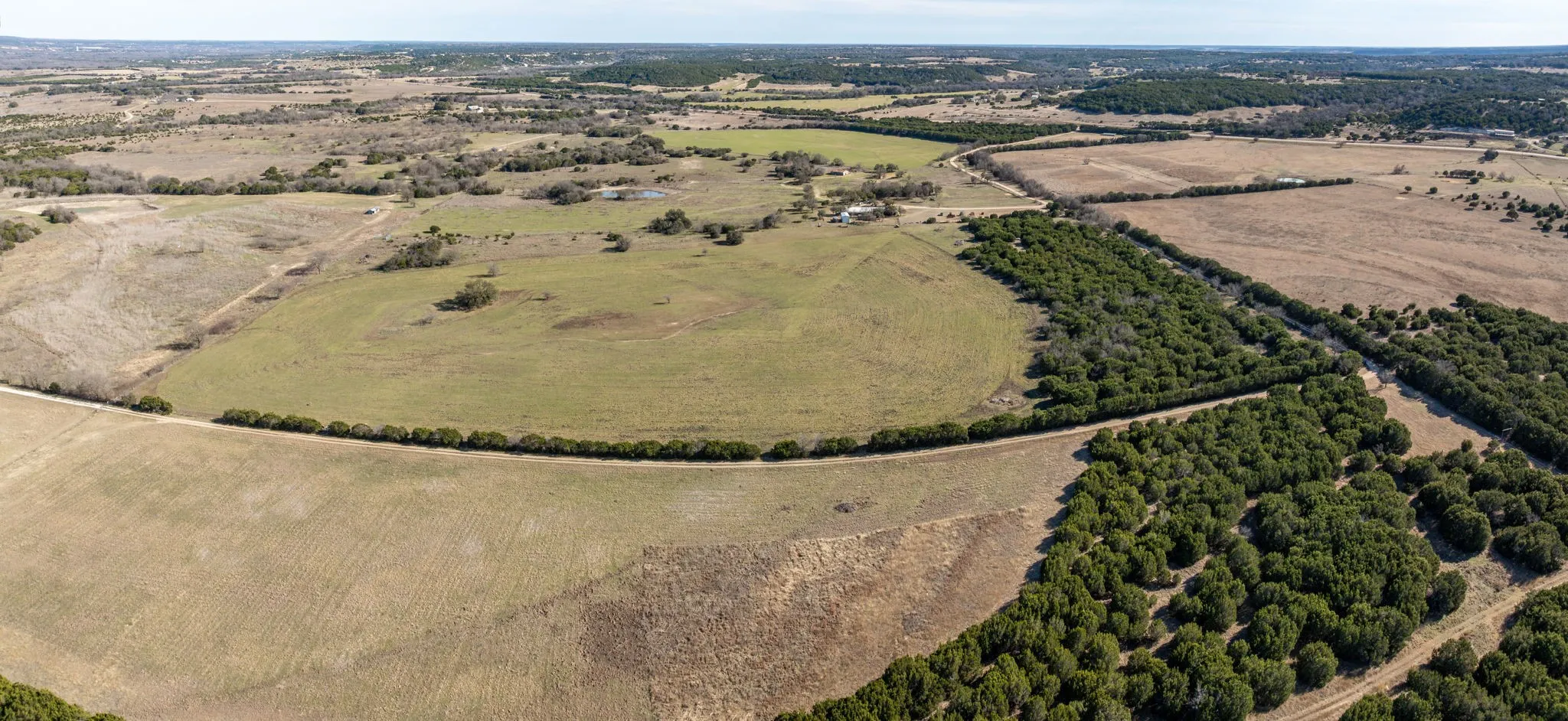 Bird's eye view featuring a rural view