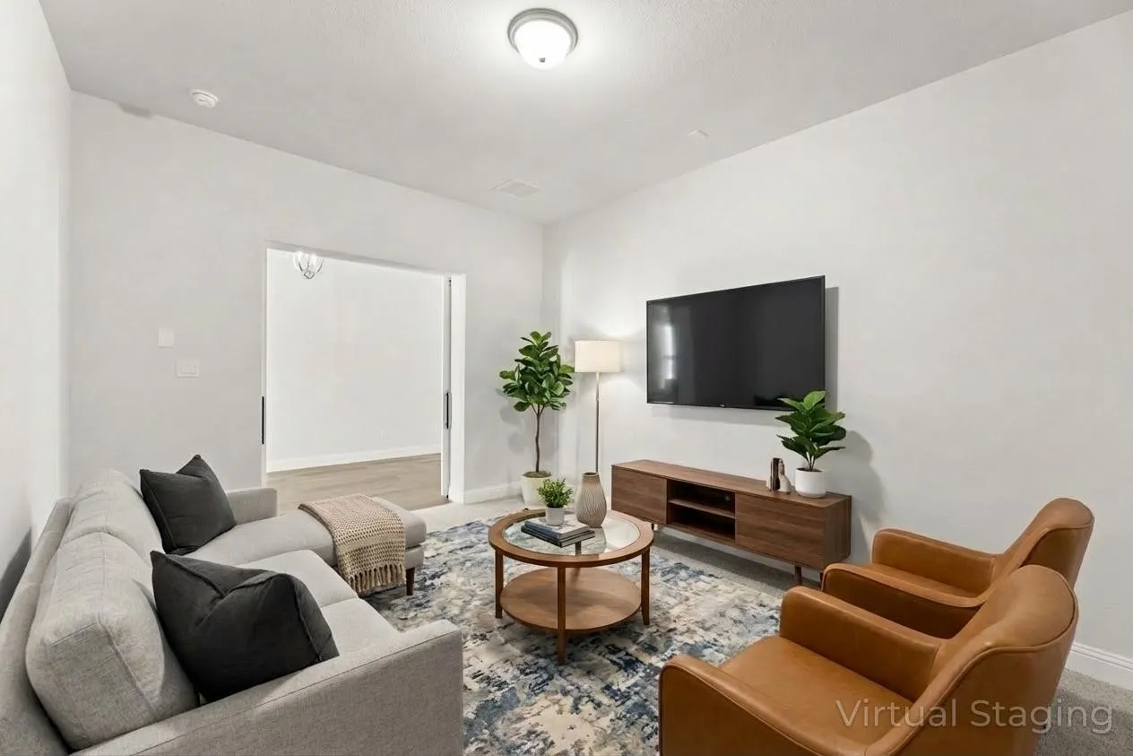 3208 Patterson Ct - Media Room Virtually Staged