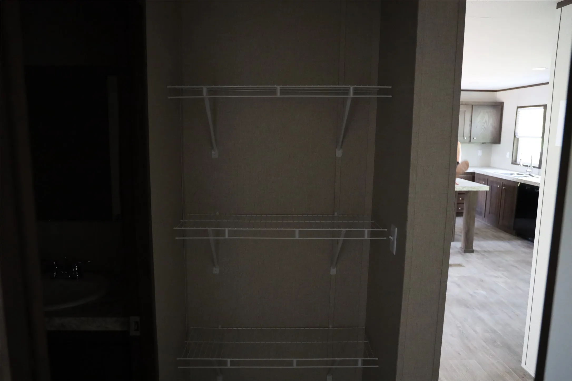 Closet with sink
