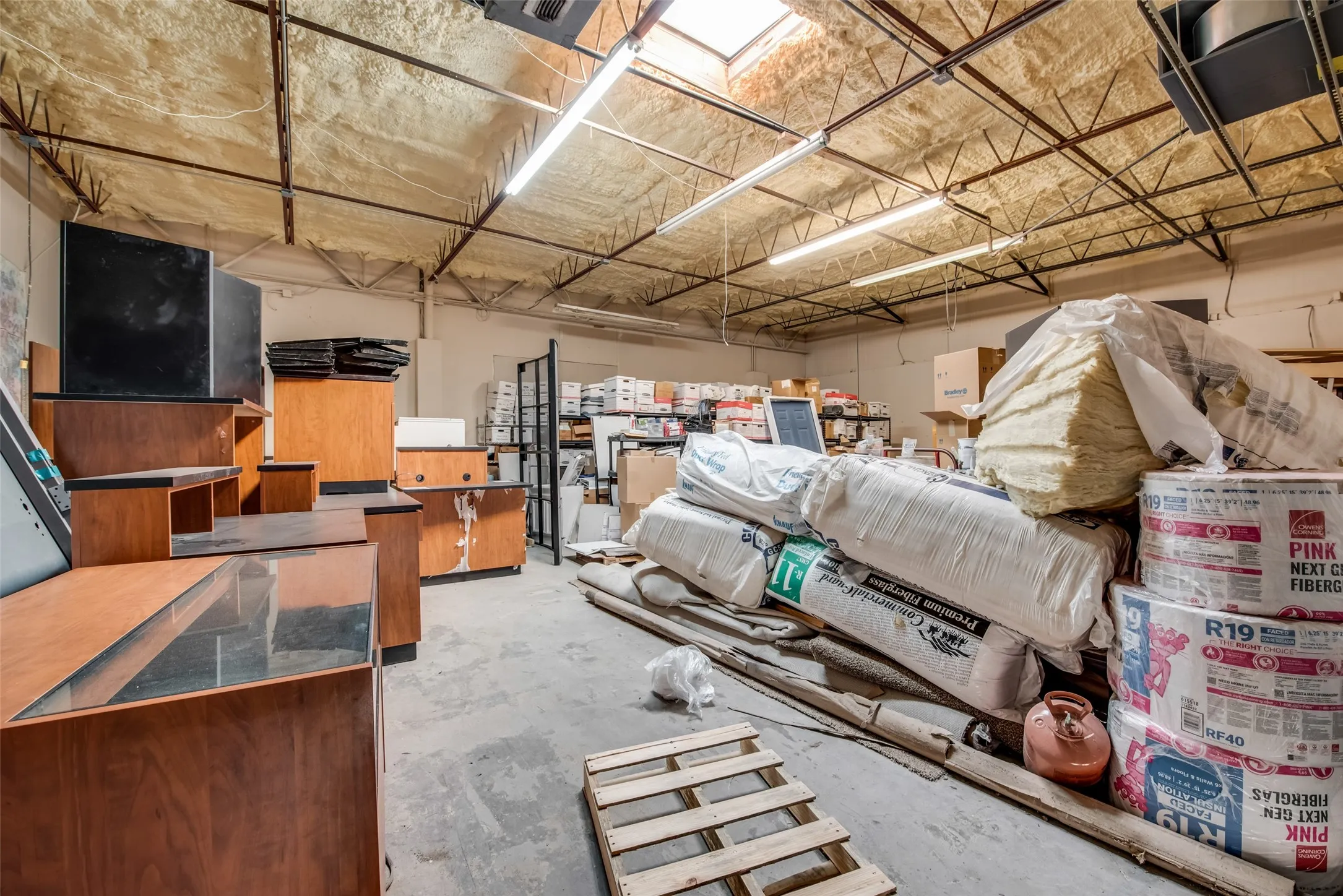 View of basement