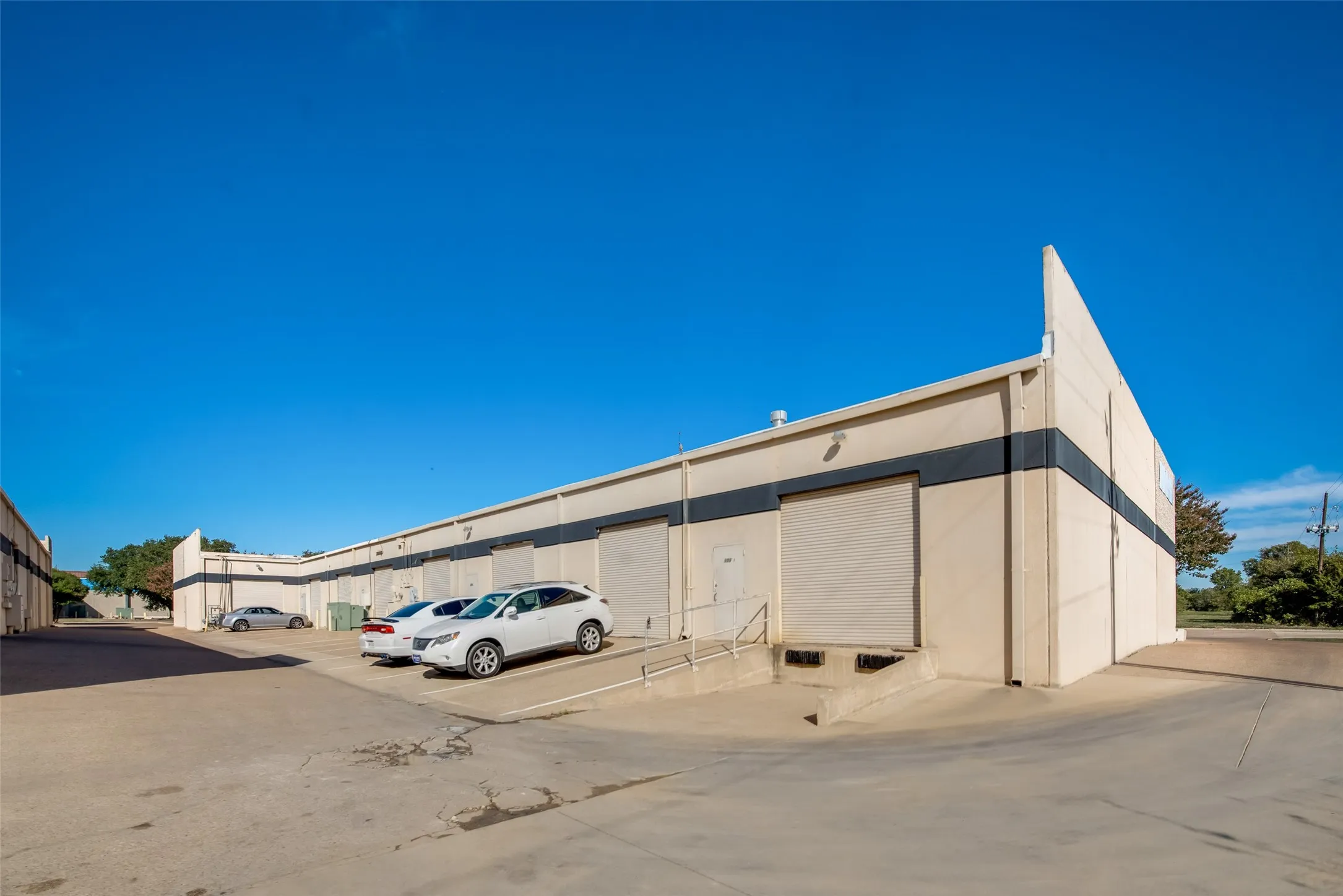 View of vehicle parking