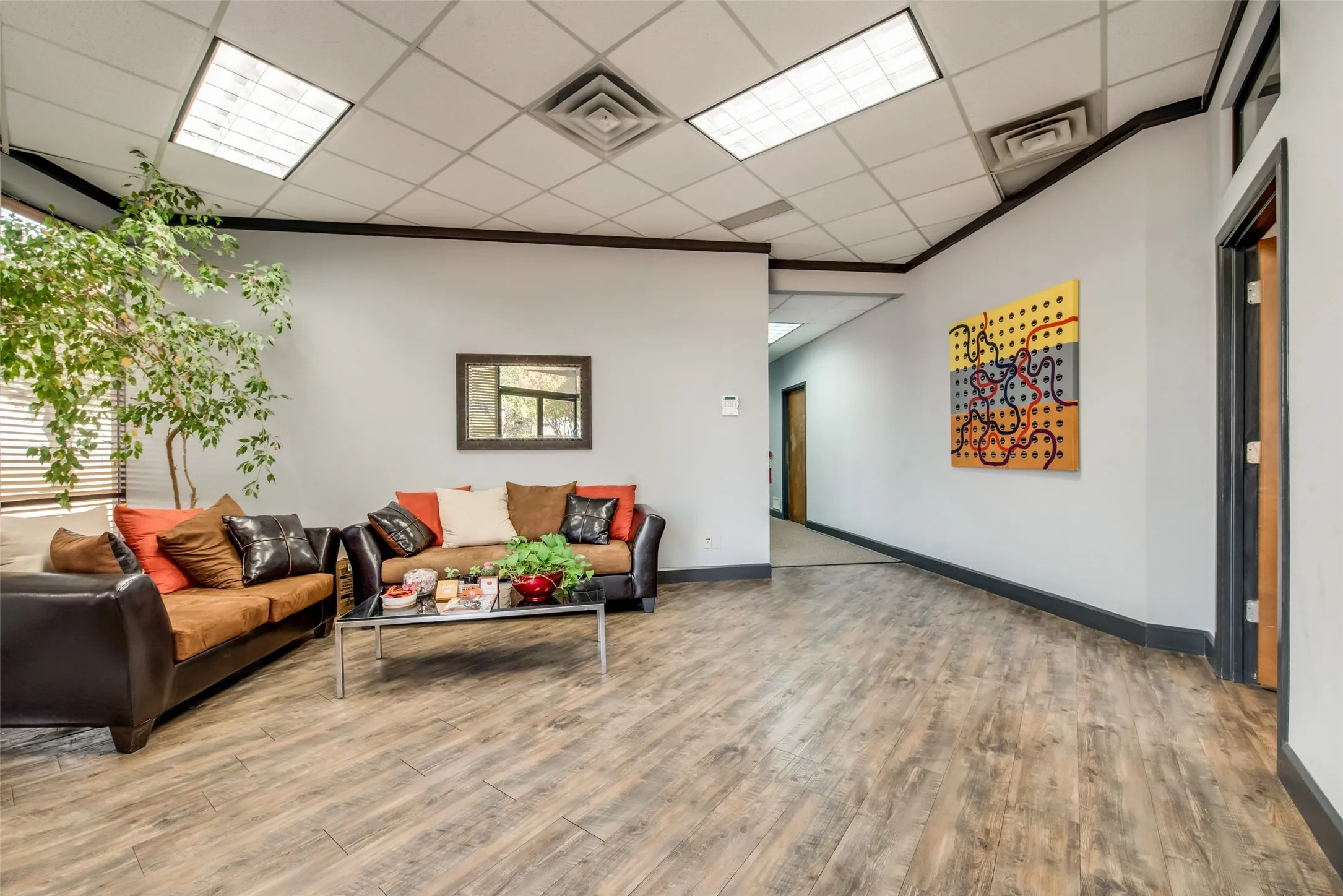 View of building lobby