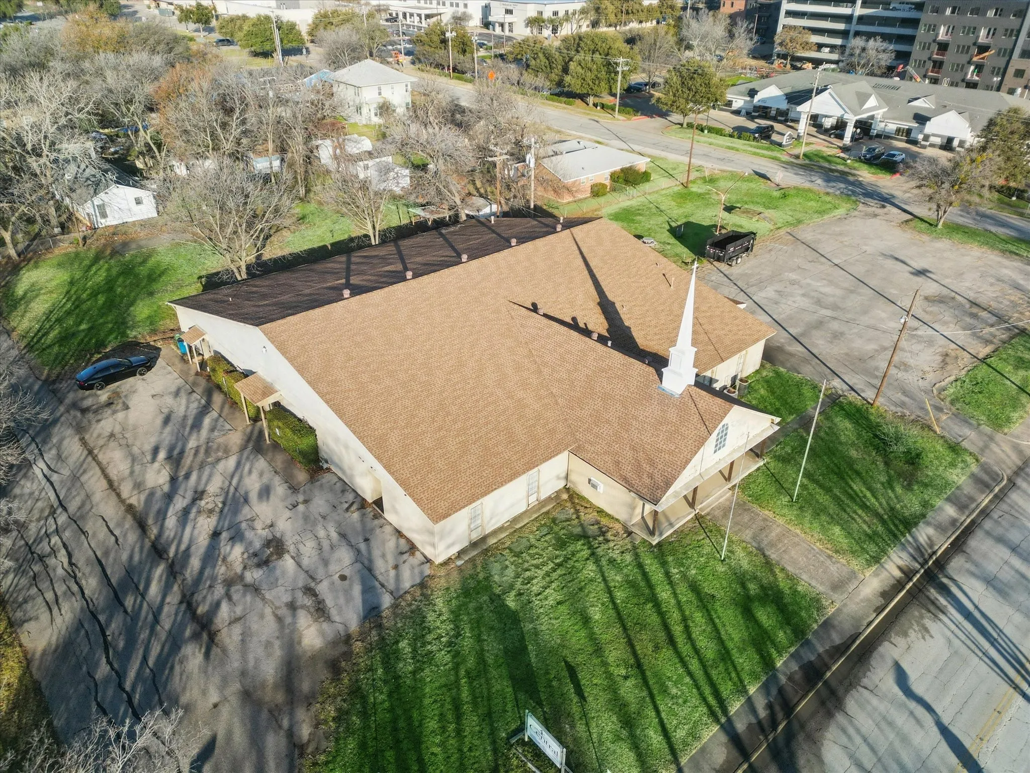 Back Lot and Parking lot are included in sale