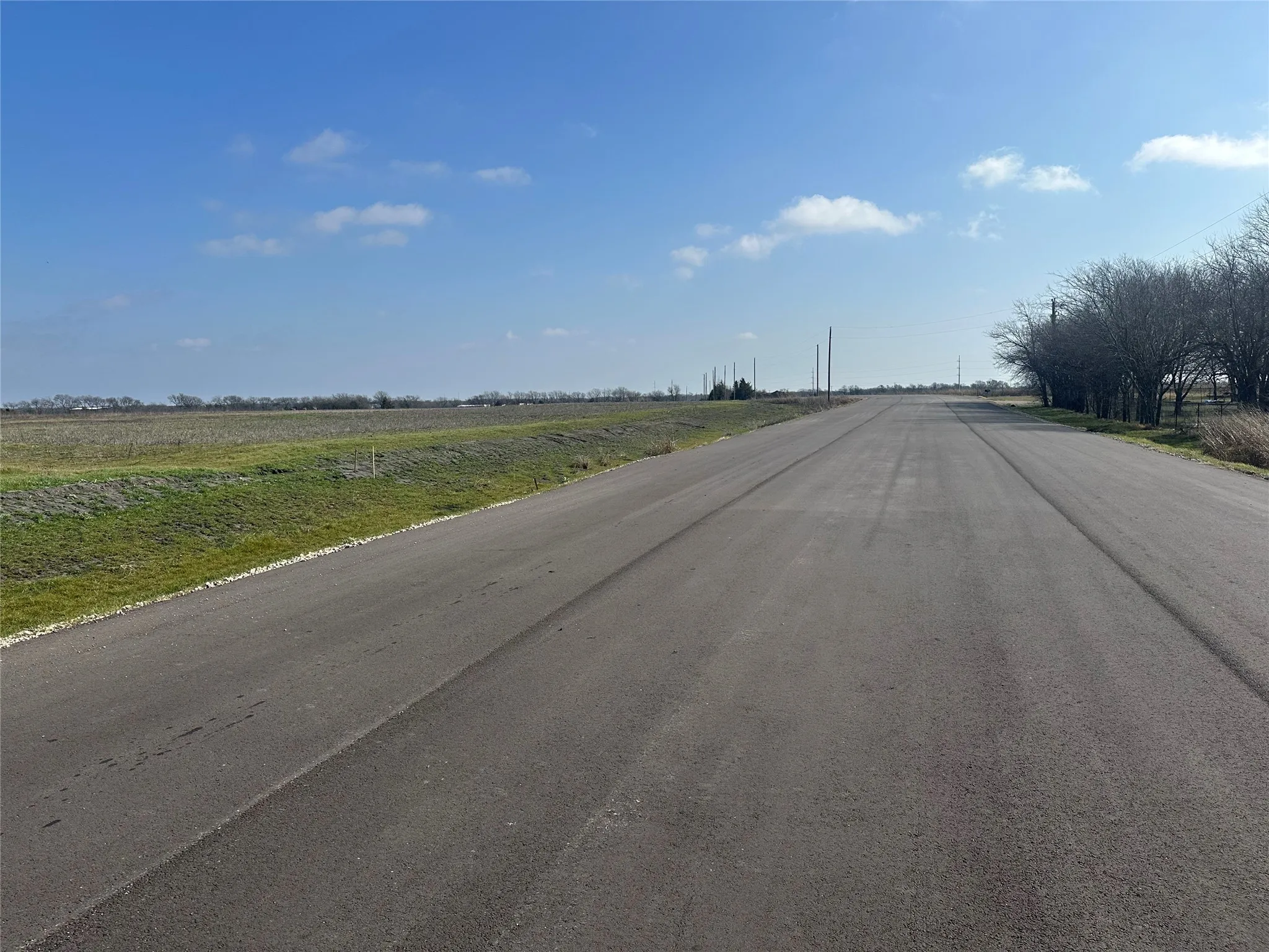 View of road with a rural view