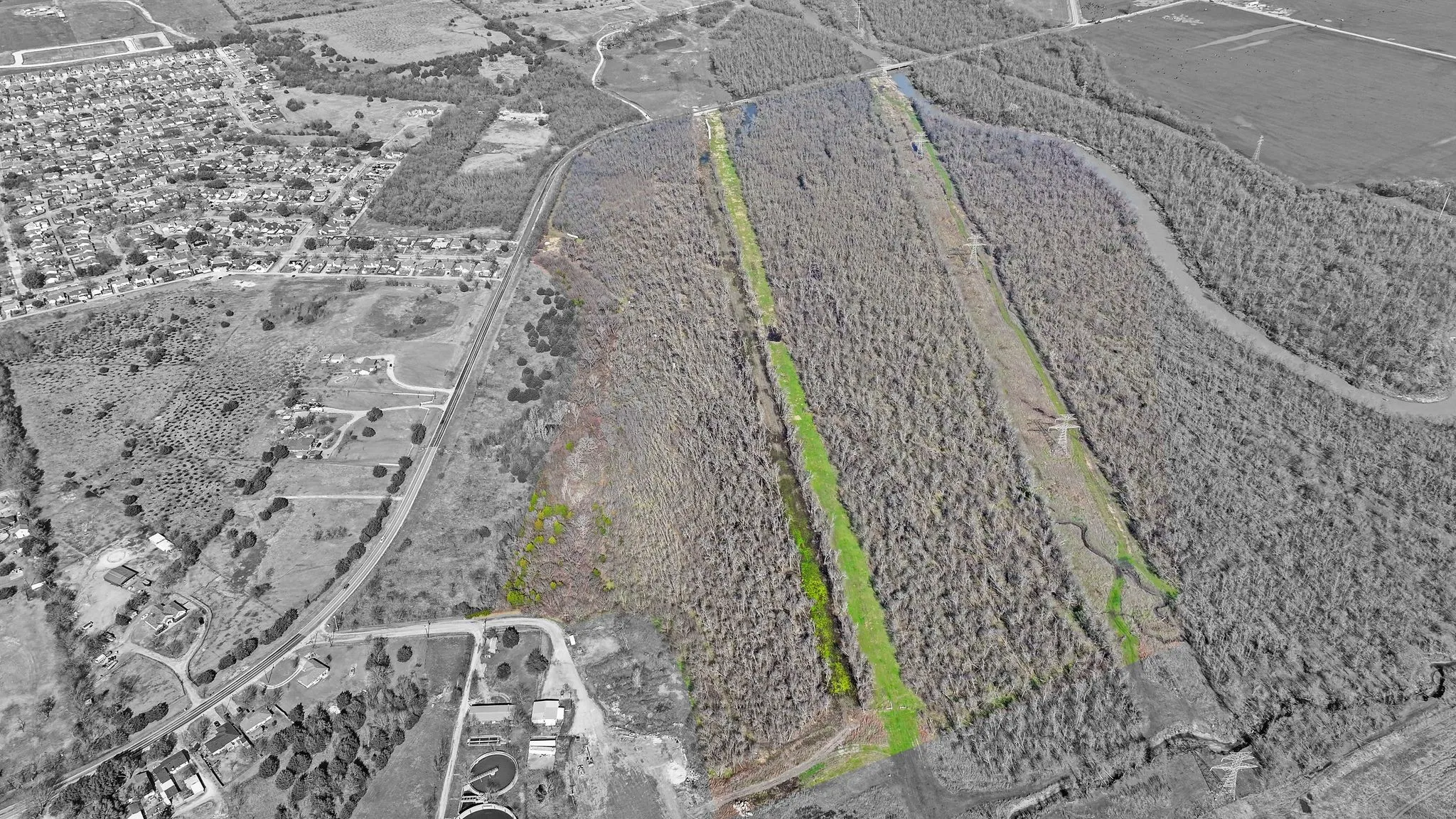 Drone / aerial view