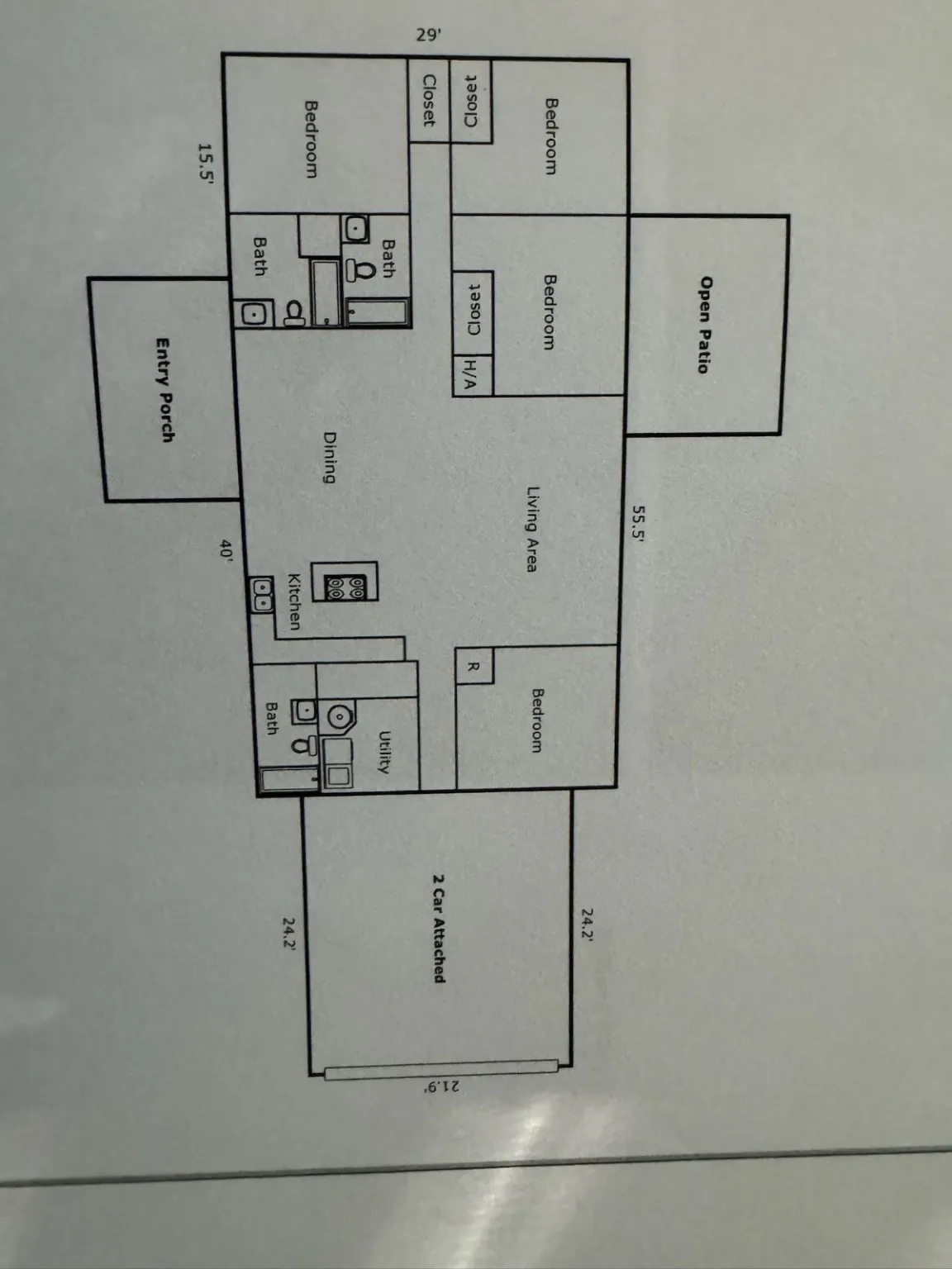 View of room layout