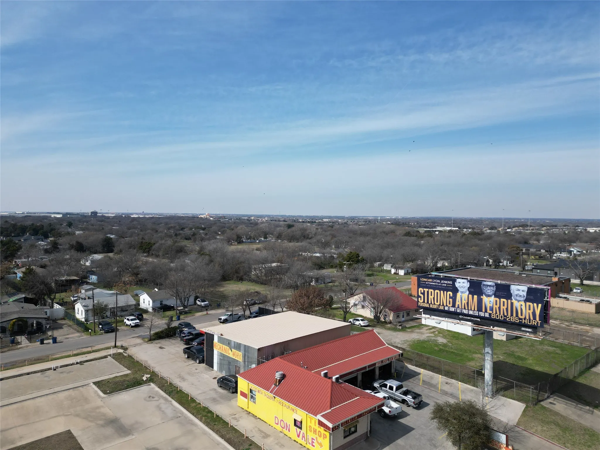 Drone / aerial view