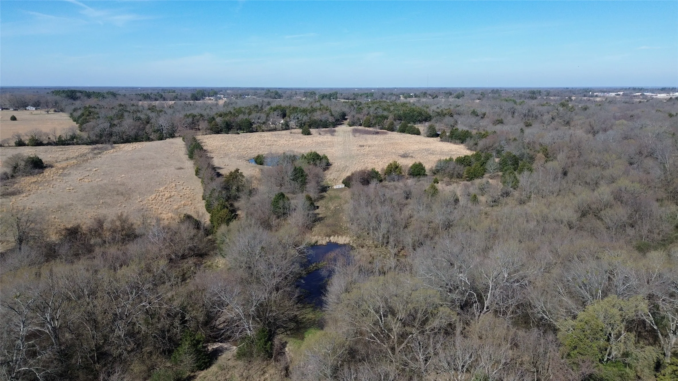 Aerial overview of property's location