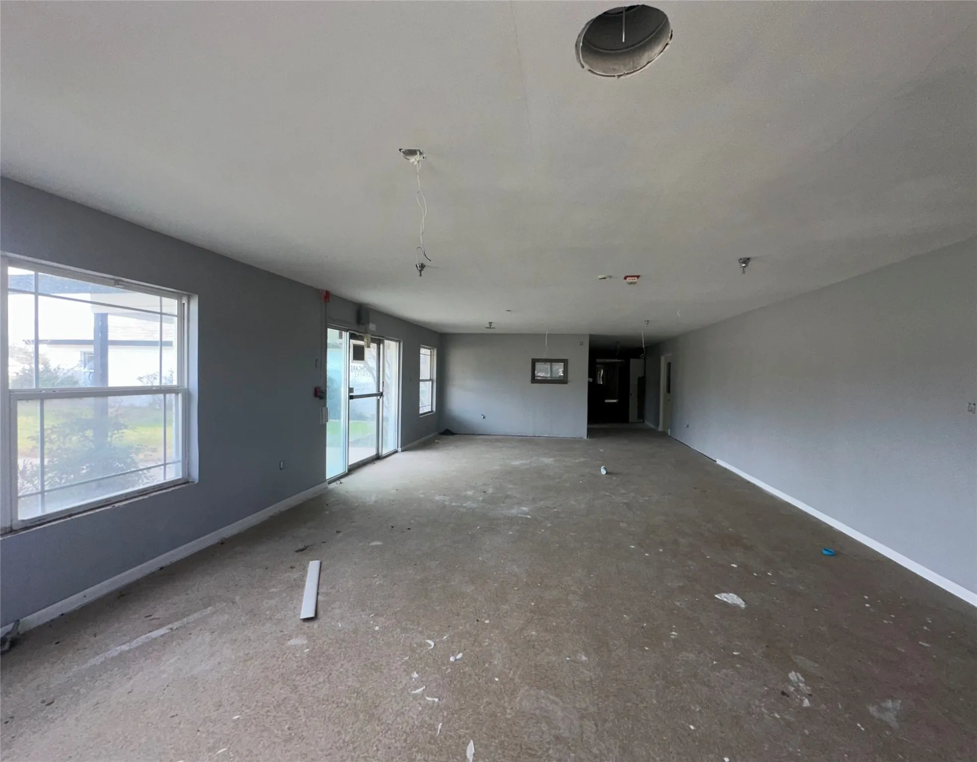 View of unfurnished living room