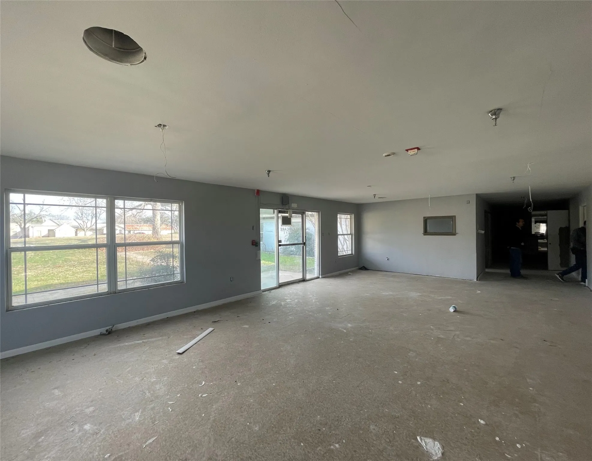 View of unfurnished living room