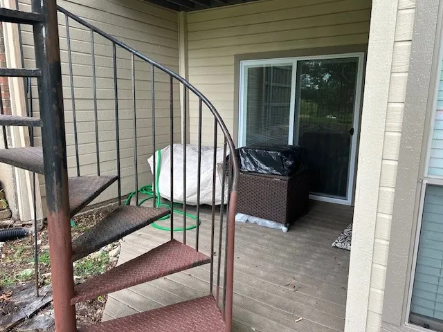 View of deck