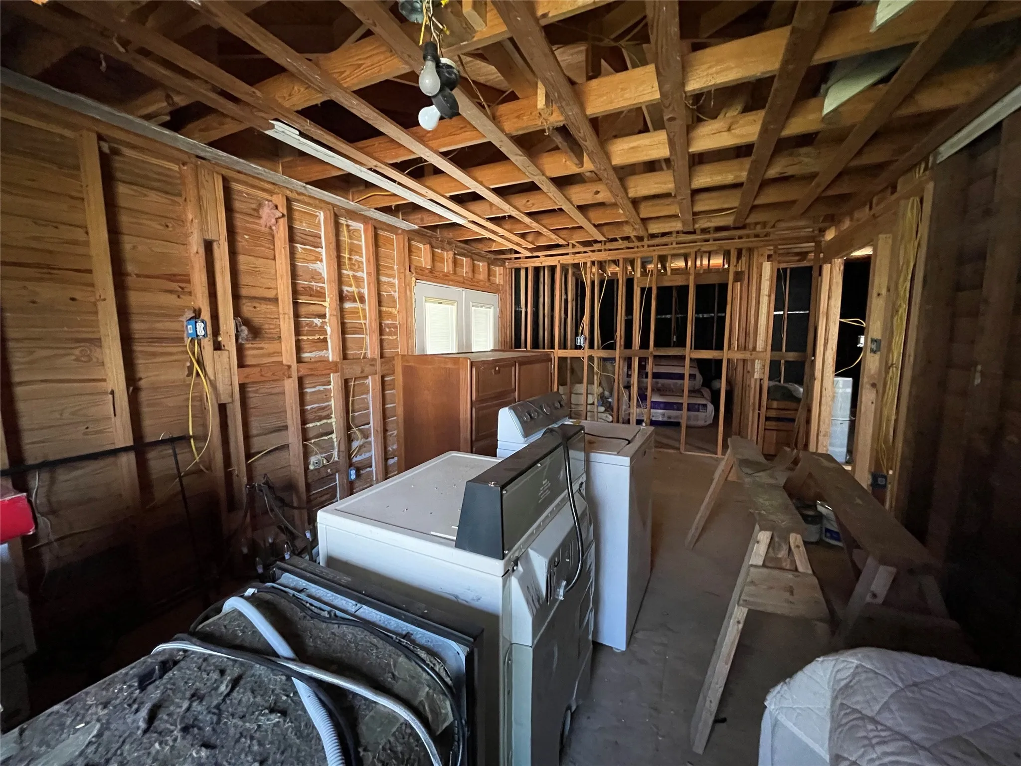 Misc room with washer and dryer