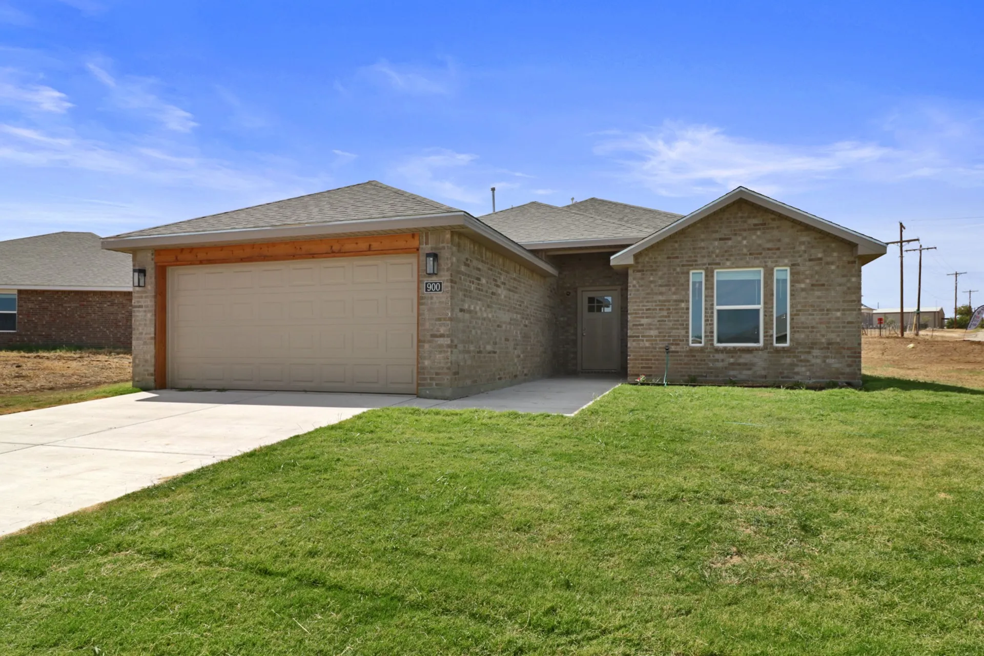 Single Family Residence For Sale in Coleman County , 900 Bella Boulevard, Coleman, Texas 76834, 3 Bedroom, 2 Bathroom, 2 Garage spaces, 1,587 Sqft, built in 2025, New Construction - Complete, mls#20860435, Real Estate Agent in Coleman, Homes For Sale in Coleman county, Homes For Sale in Coleman, Realtor in Coleman Texas, Real Estate Brokerage Independent Realty Texas, Luminita Cordes Realtor