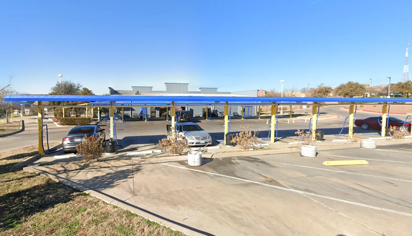 View of uncovered parking lot