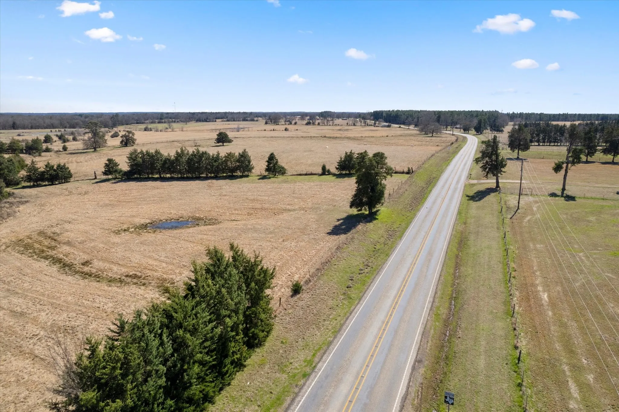 Aerial view featuring a rural view