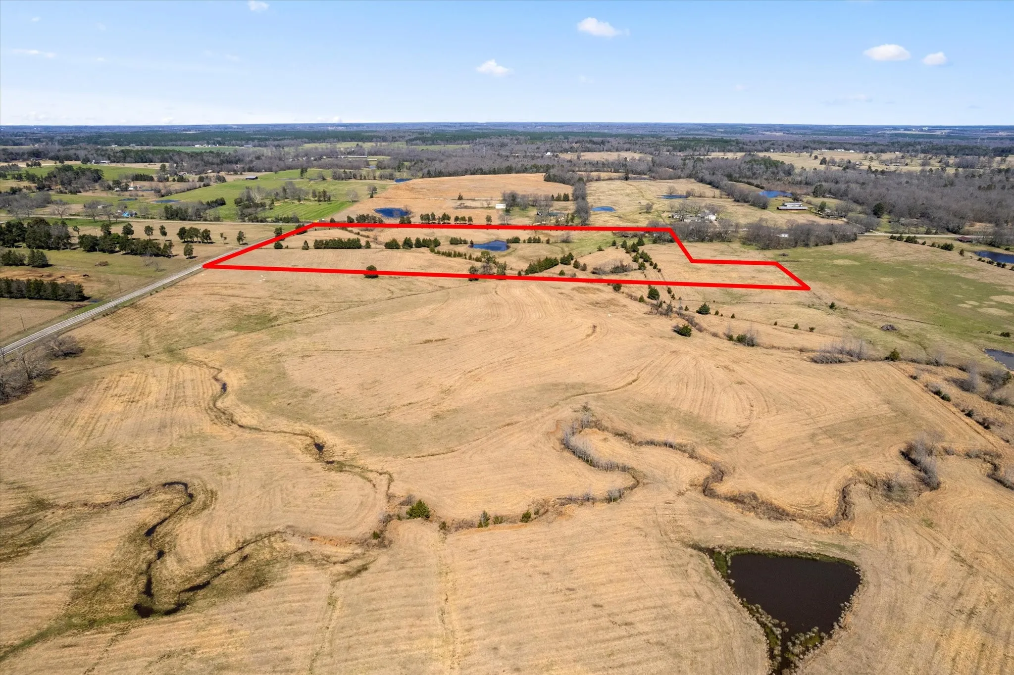 Drone / aerial view featuring a rural view