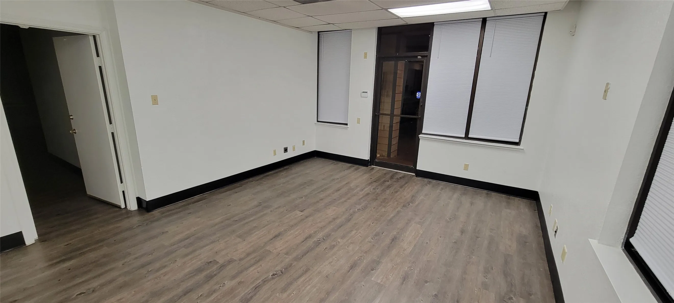 Rear entry for additional office or other use