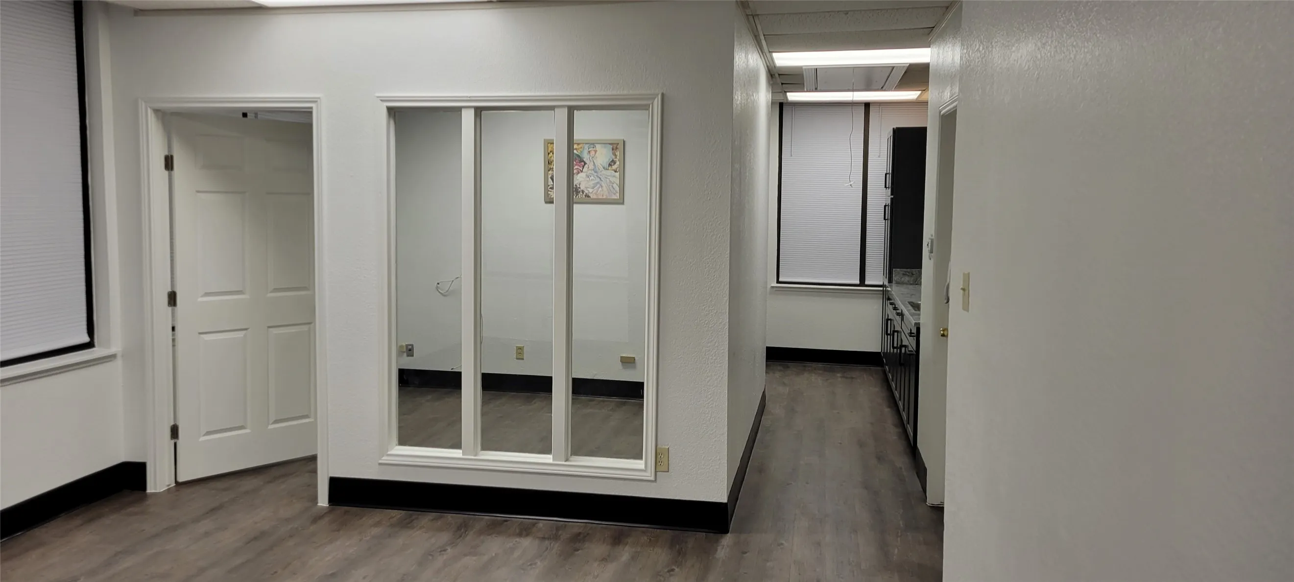 View of back office perfect for break or conference room