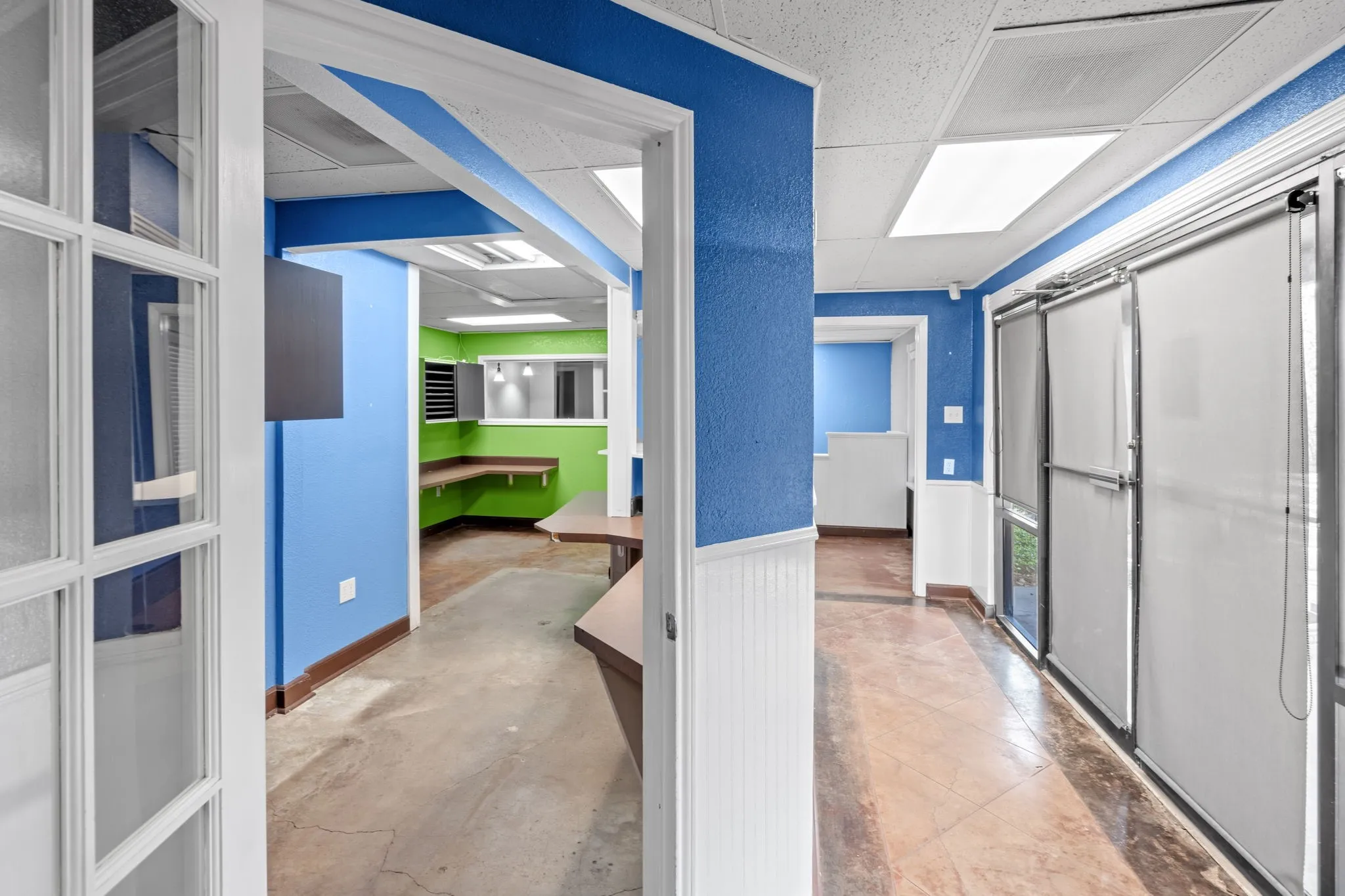 Front entry and reception