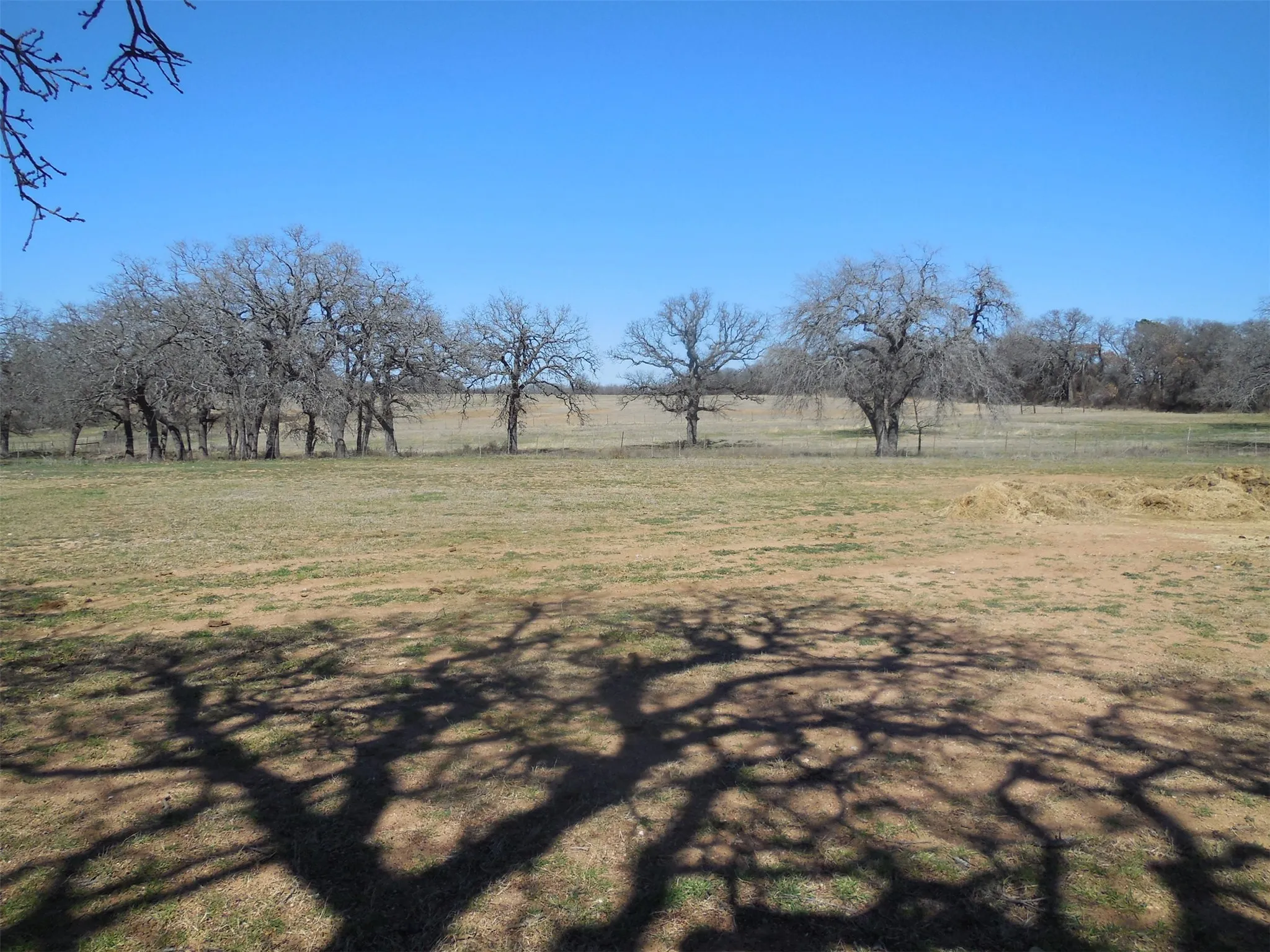 View of yard with a rural view