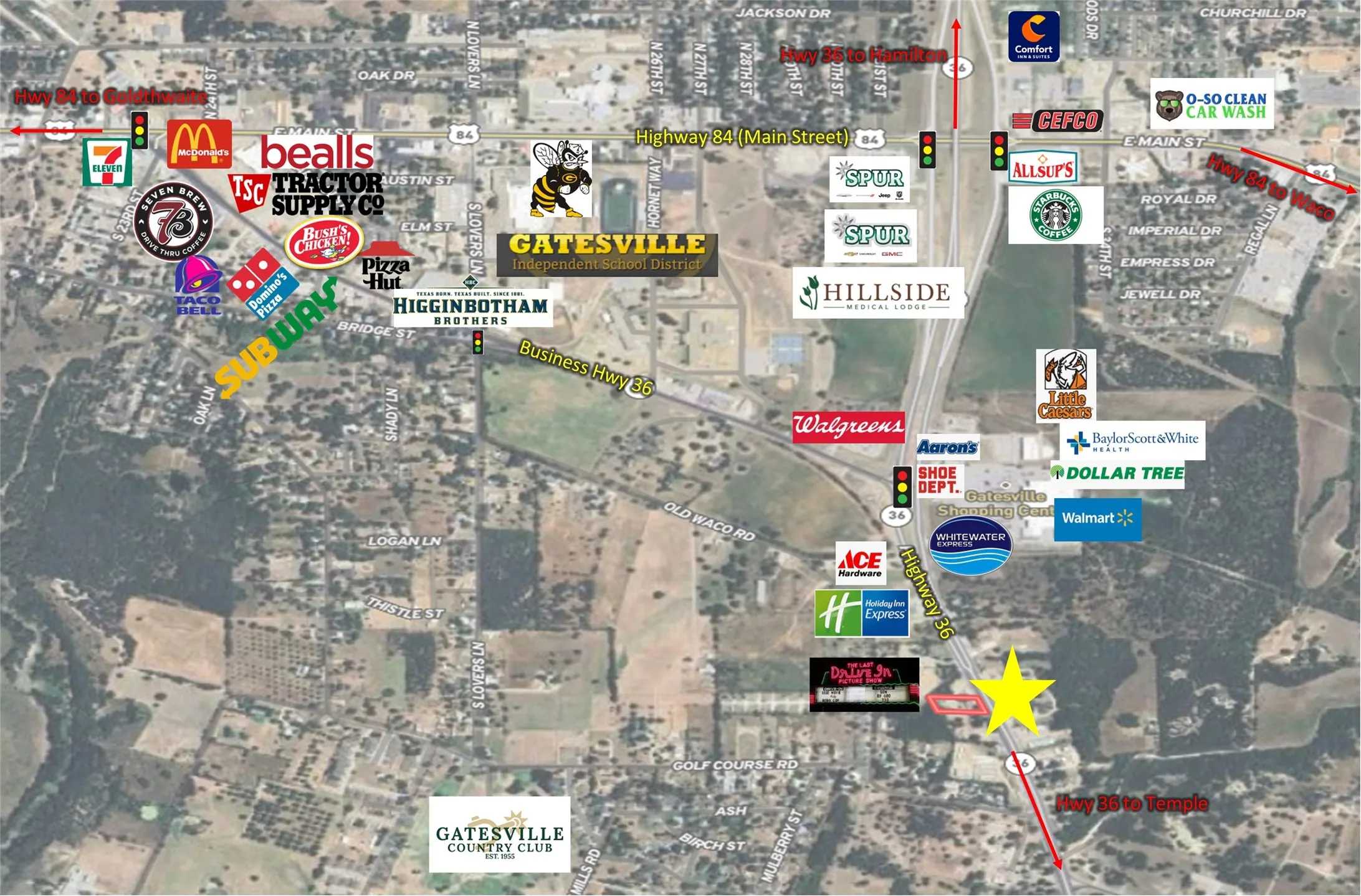 Map of property / related area