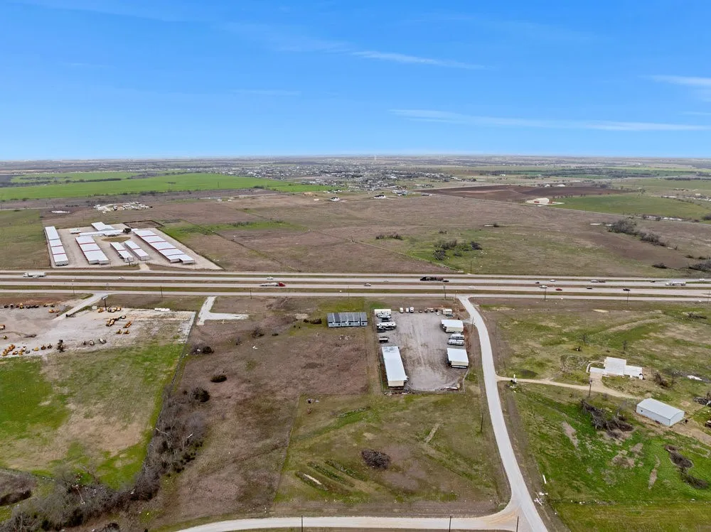 Bird's eye view with a rural view