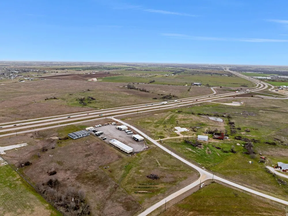 Drone / aerial view with a rural view