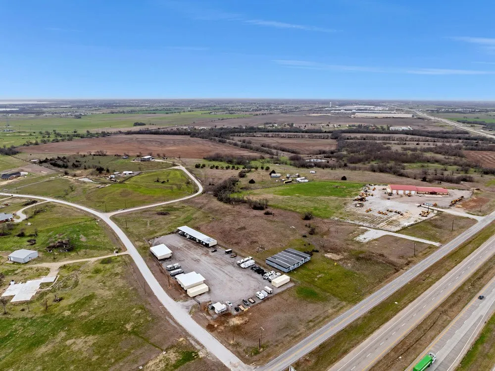 Bird's eye view with a rural view