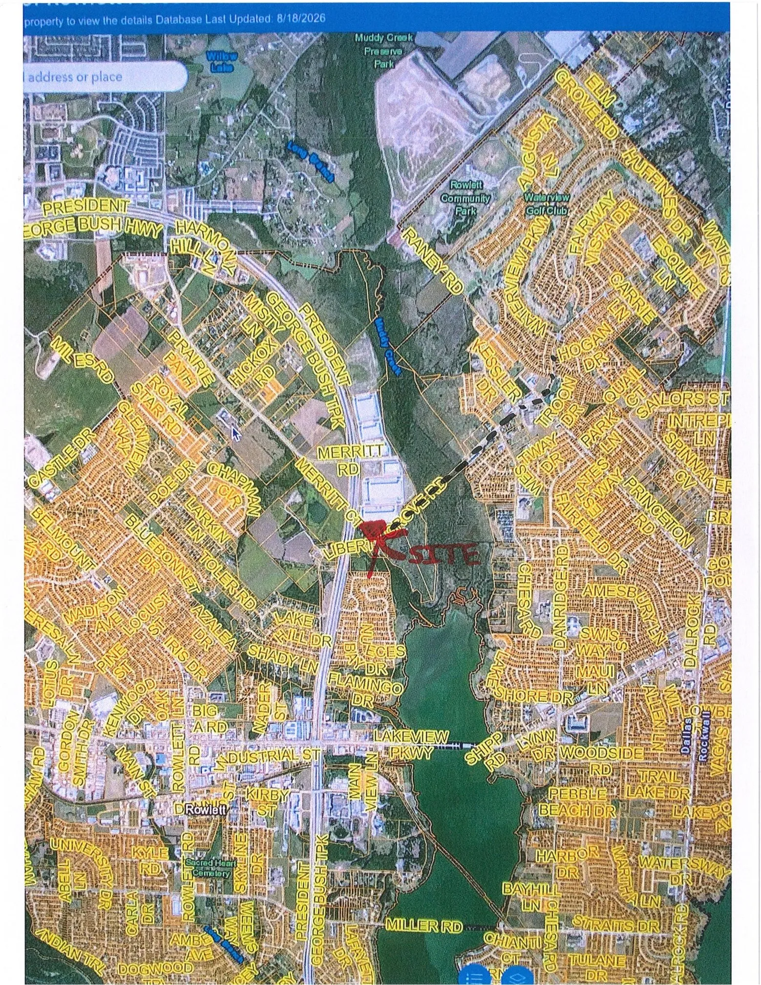 Unimproved Land For Sale in Dallas County , 7401 Liberty Grove Road, Rowlett, Texas 75089, 0, 0, Garage spaces, 0 Sqft, built in 1955, Price $1,219,680, mls#20875628, Real Estate Agent in Rowlett, Homes For Sale in Dallas county, Homes For Sale in Rowlett, Realtor in Rowlett Texas, Real Estate Brokerage Independent Realty Texas, Luminita Cordes Realtor
