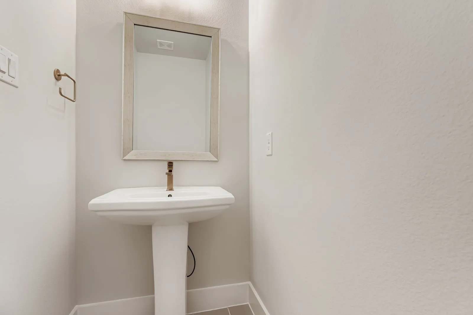 Bathroom with baseboards