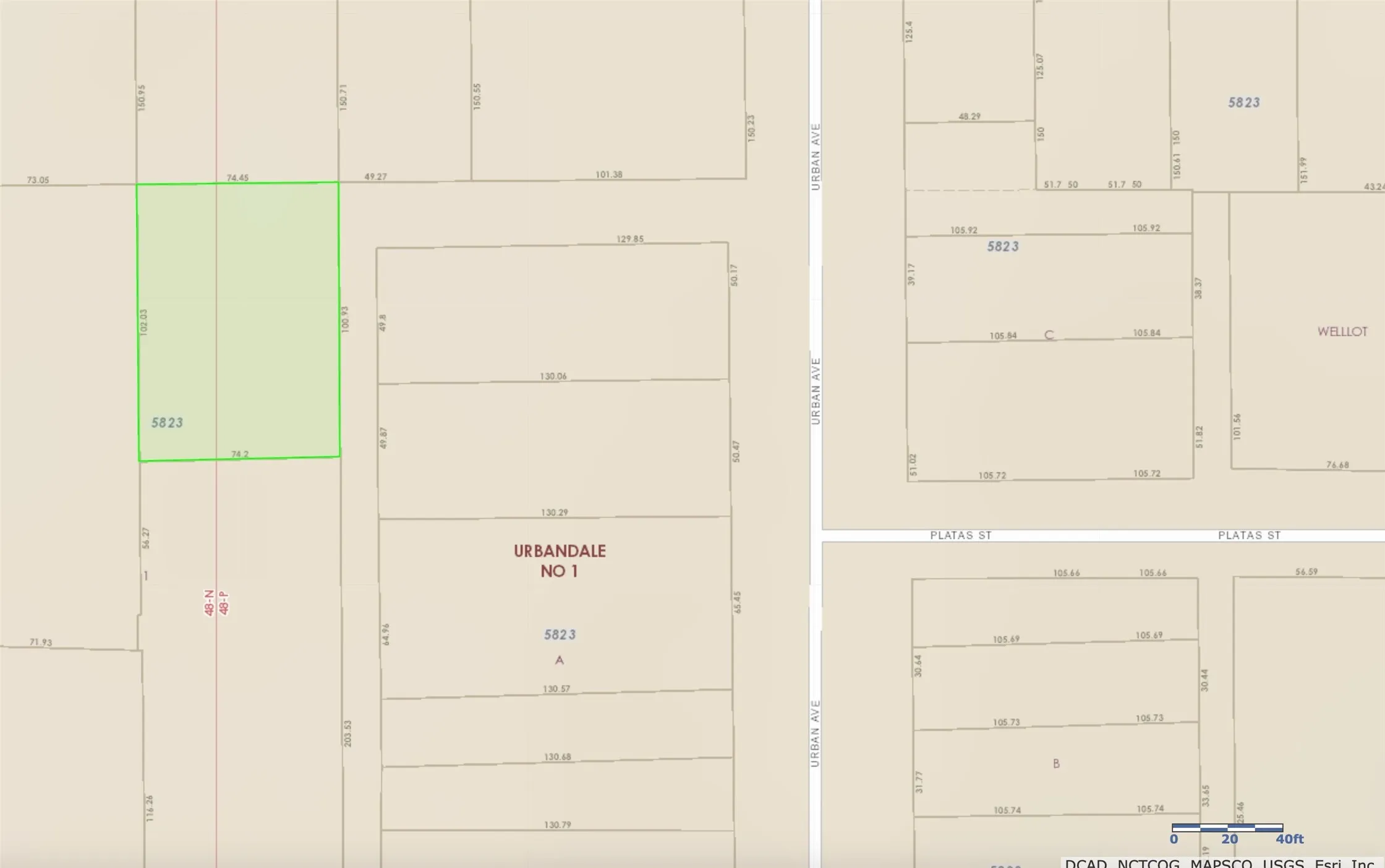 Map location
