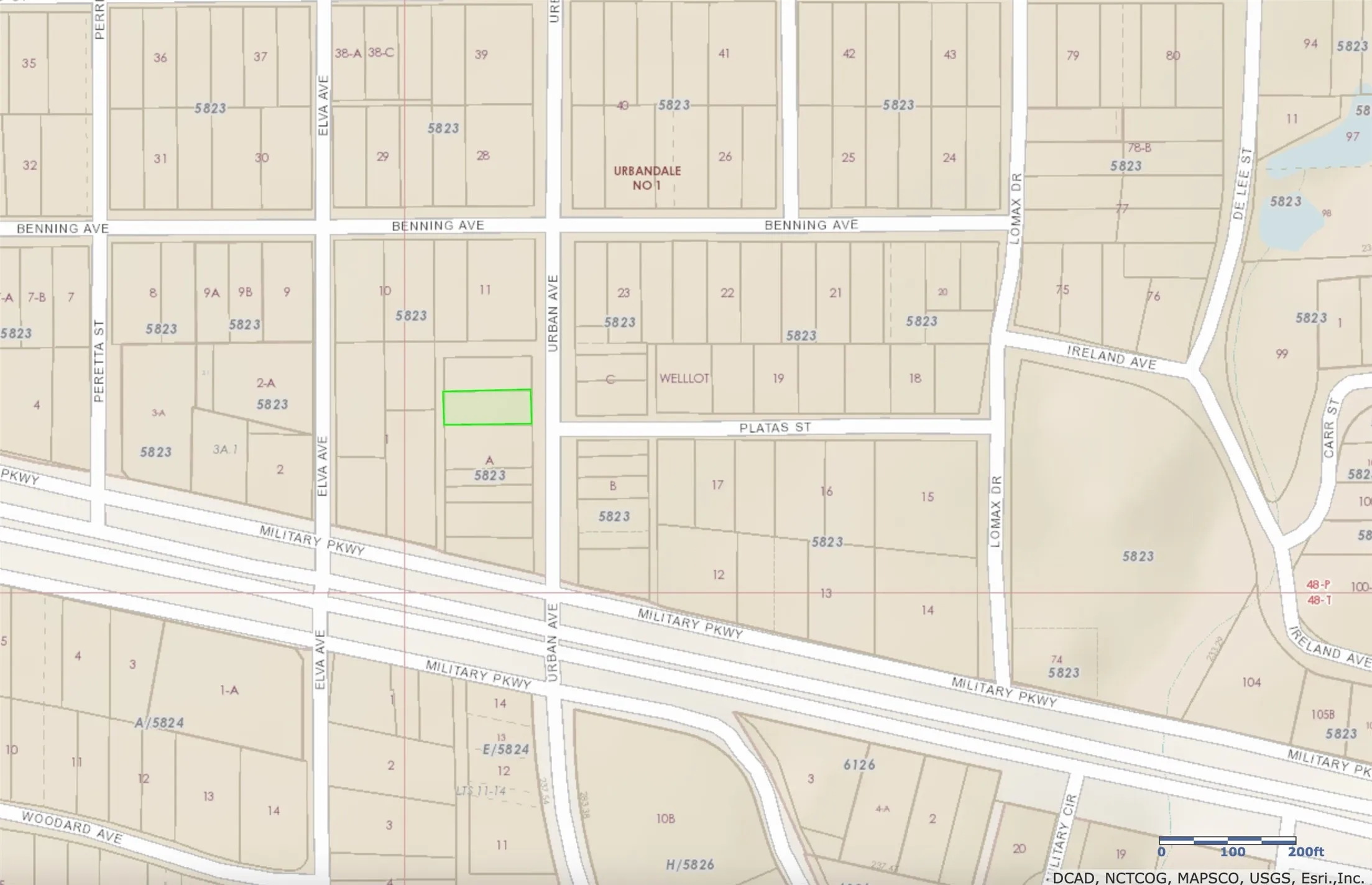 Map location
