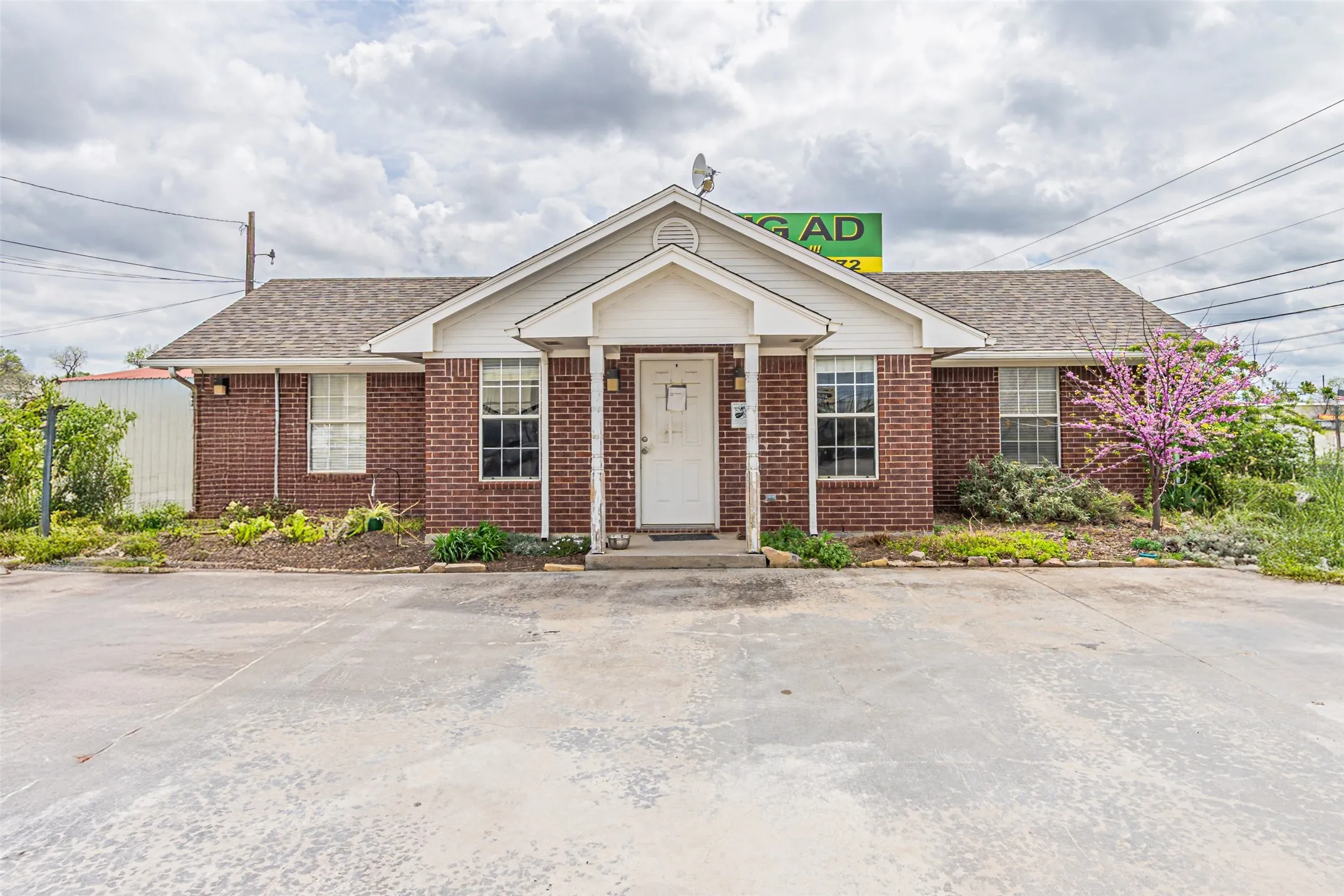 Front view of office