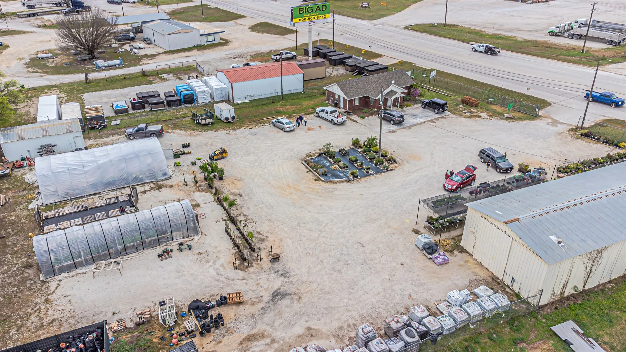 Close up view of Pad Site