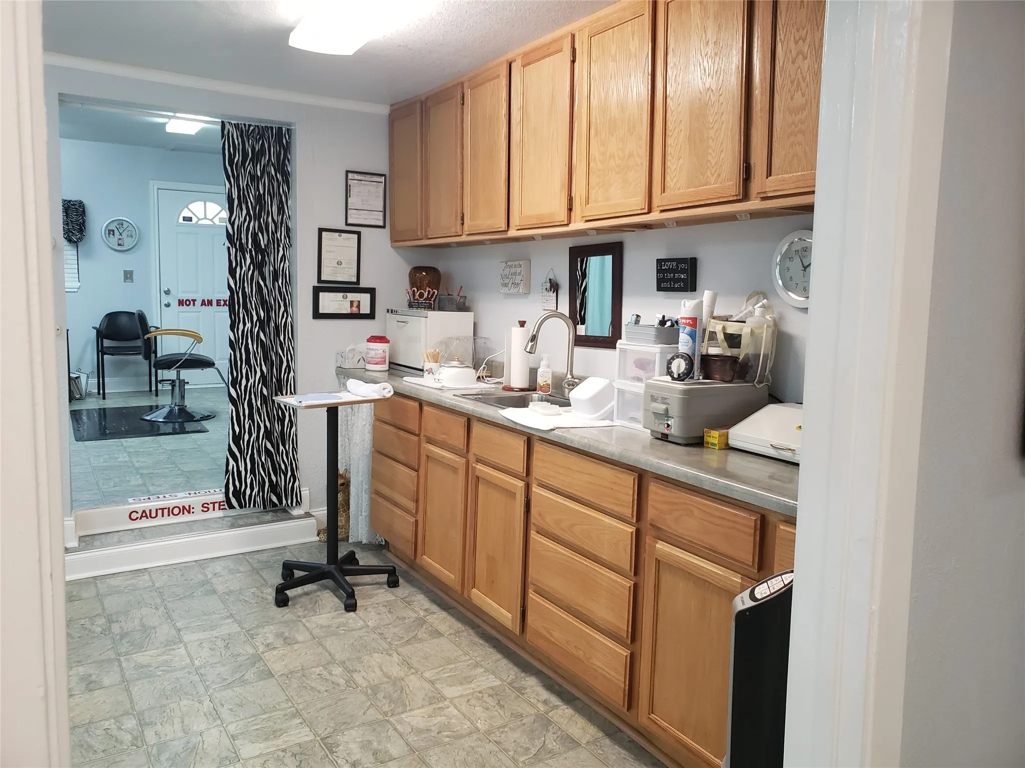 Built in Cabinets with Sink