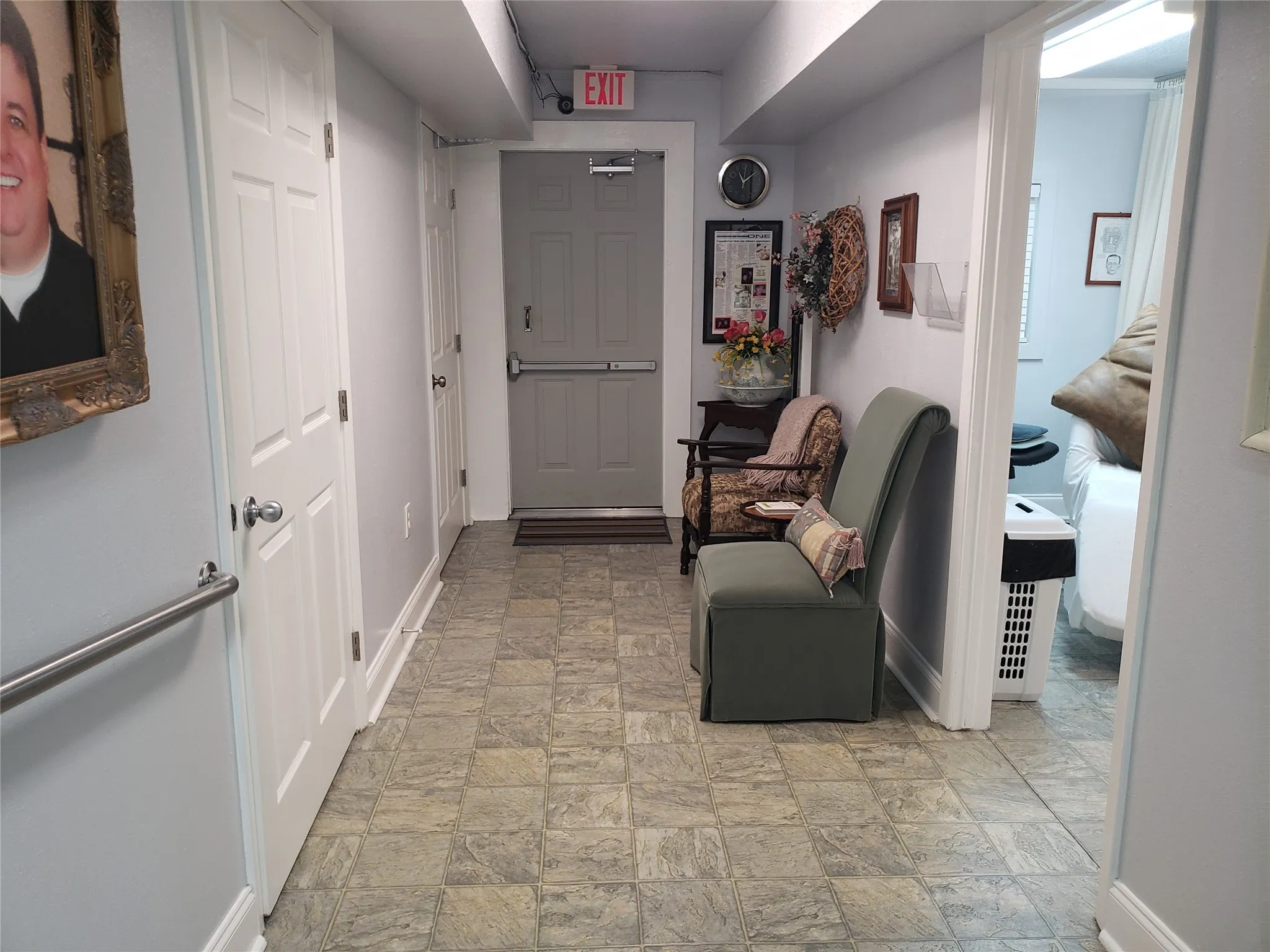 Hallway Leading other areas of the building