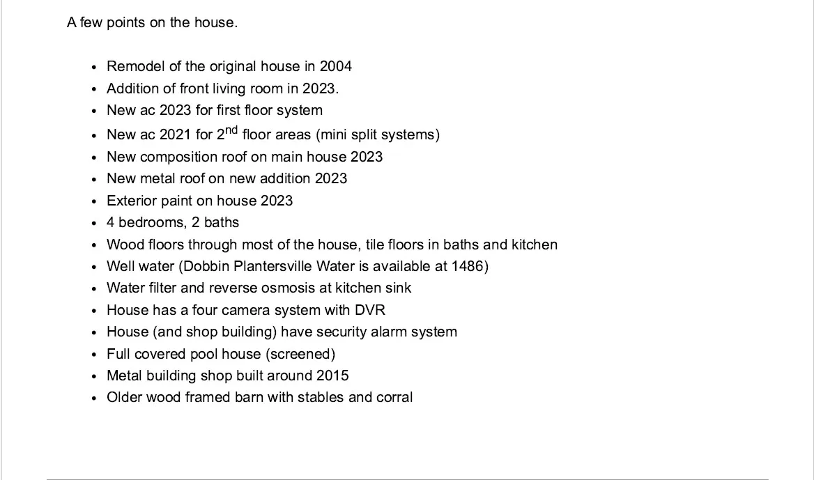 Farmhouse & Improvement information